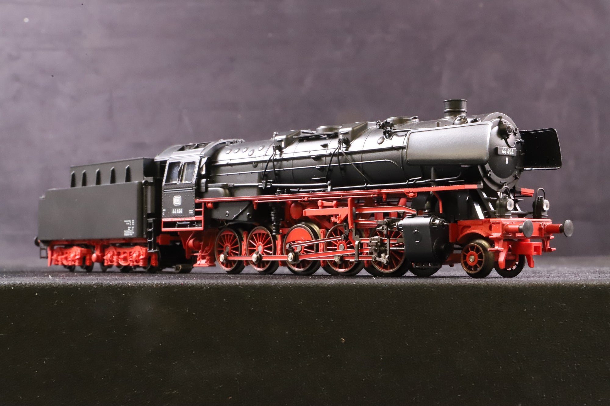 Marklin HO DRG BR 44 44494 in DB Black/Red - Digital Fitted