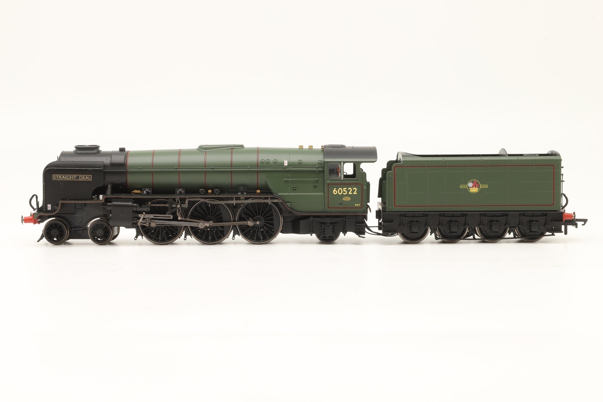 Hornby OO R3835 Thompson Class A2/3 '60522' 'Straight Deal' BR Lined Green L/C Renamed & Renumbered
