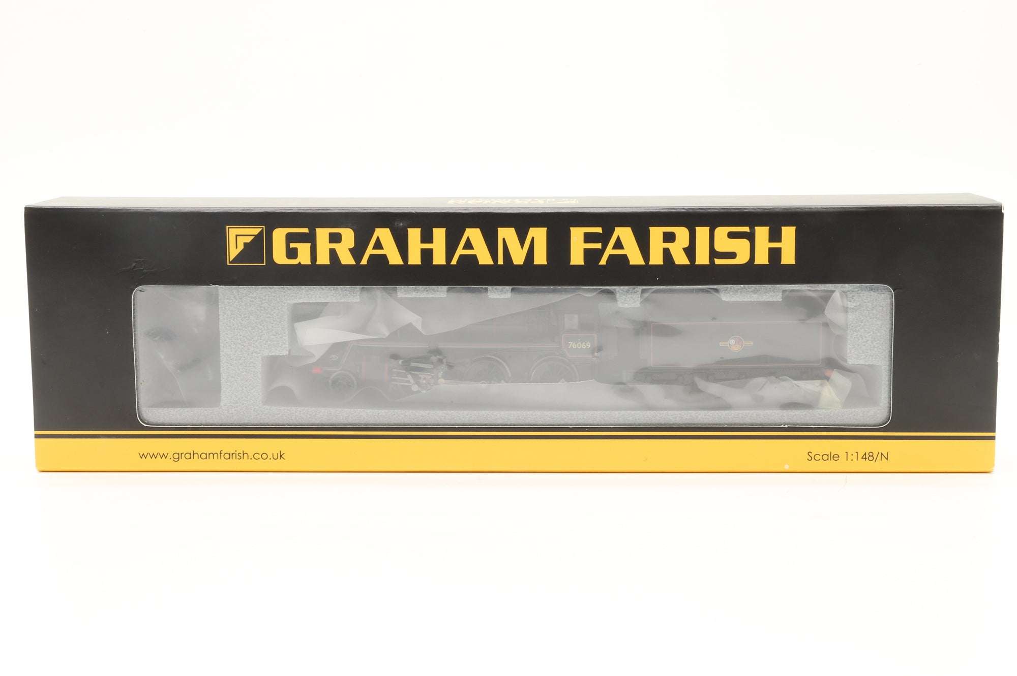 Graham Farish N 372-651 Standard Class 4MT '76069' BR Lined Black Late Crest