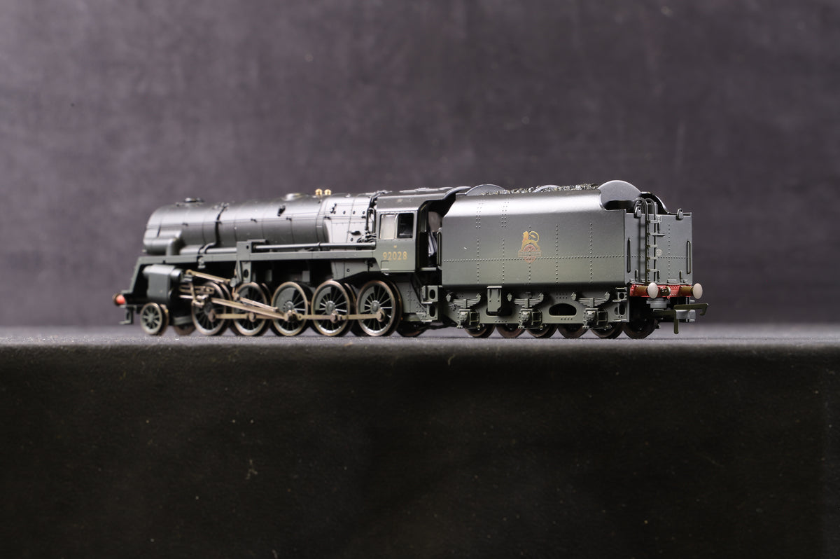 Hornby OO R3756 Early BR Class 9F Crosti Boiler &#39;92028&#39;, Heavily Weathered