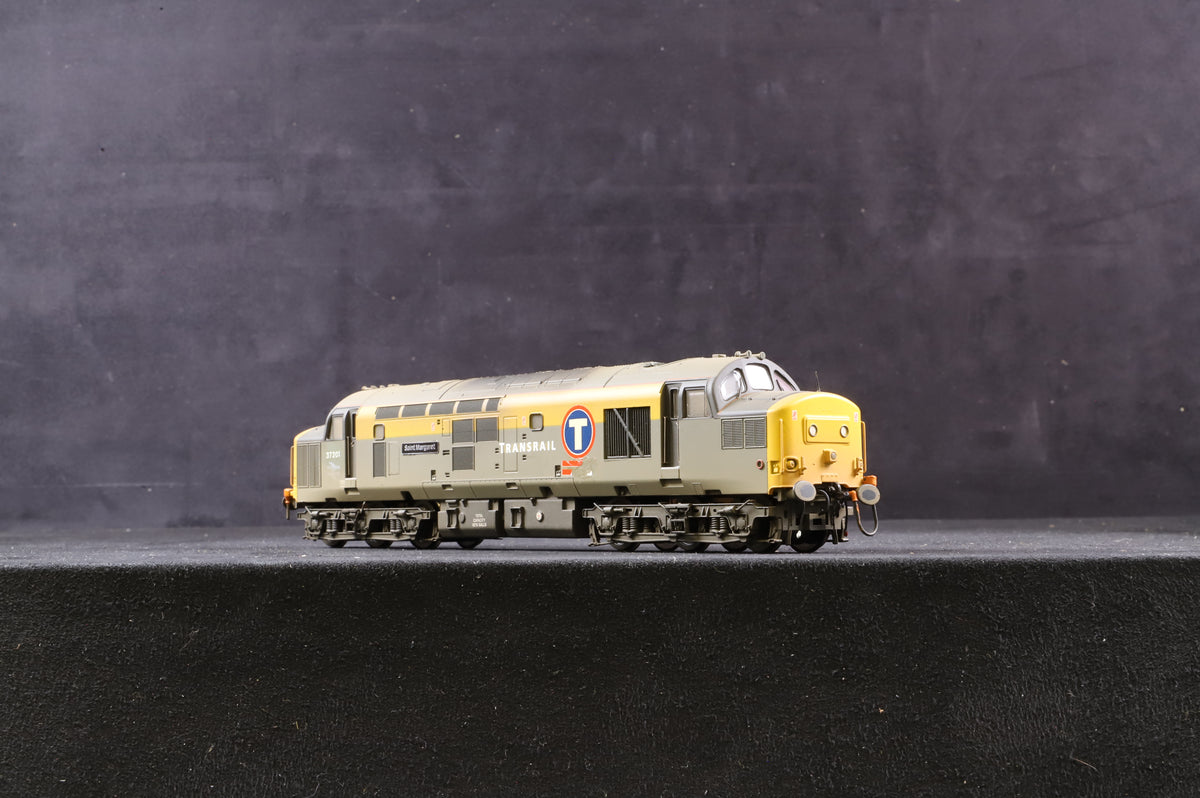 Bachmann OO 32-785DS Class 37 &#39;37201&#39; &#39;Saint Margaret&#39; Trainsrail Renumbered Weathered, DCC Sound