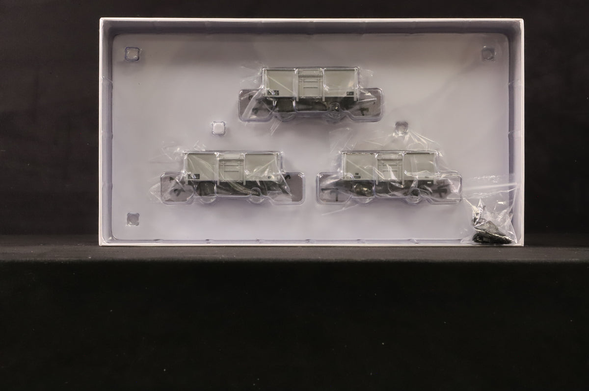 Accurascale OO ACC1049 Triple Pack of 16T Mineral Wagons BR Grey