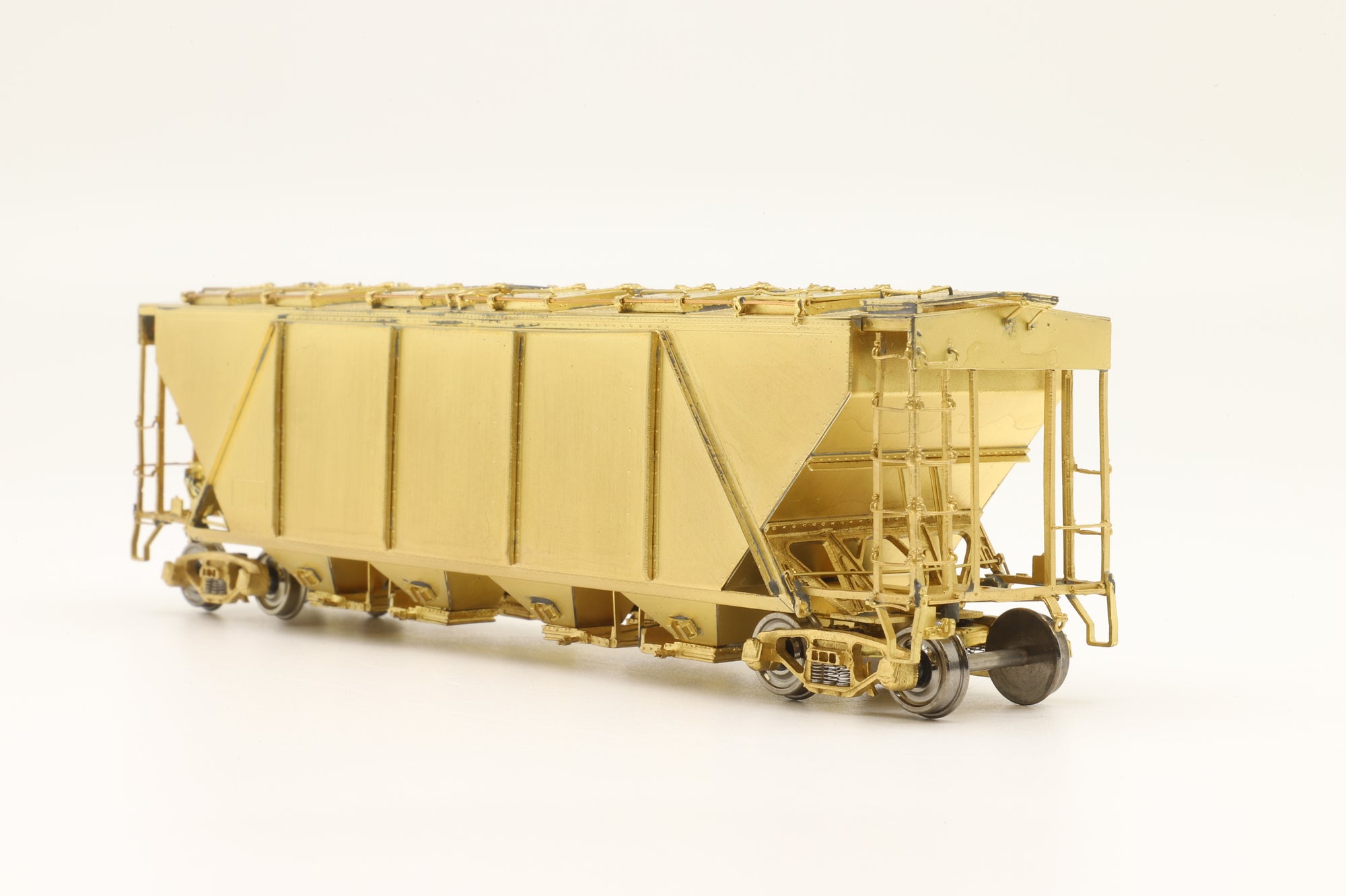 Overland Models/Ajin HO OMI-3340 N&W HC-3a Covered Hoppers #70800 - 70999, Unpainted Brass