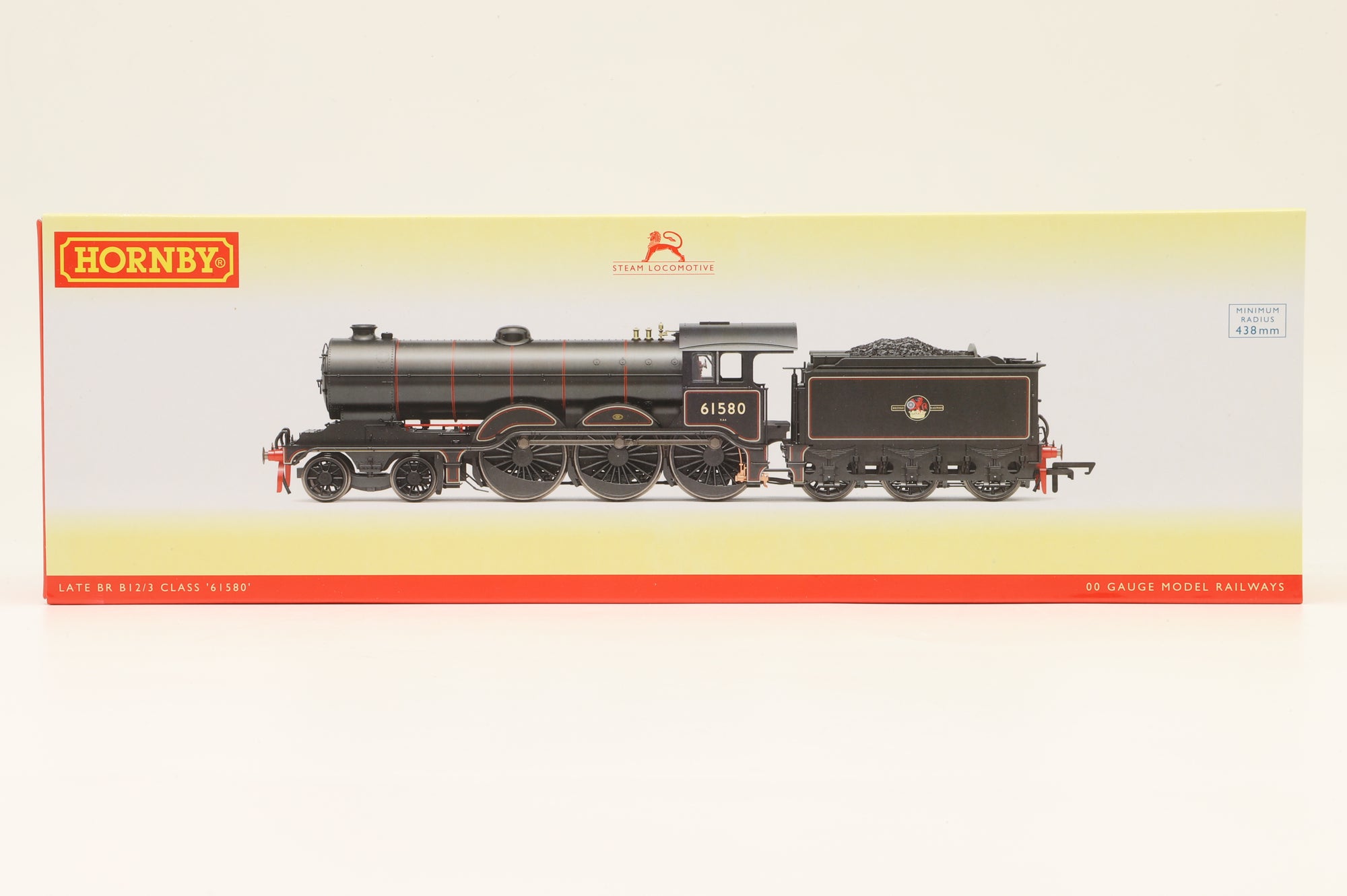 Hornby OO R3432 Class B12 '61580' BR Lined Black L/C