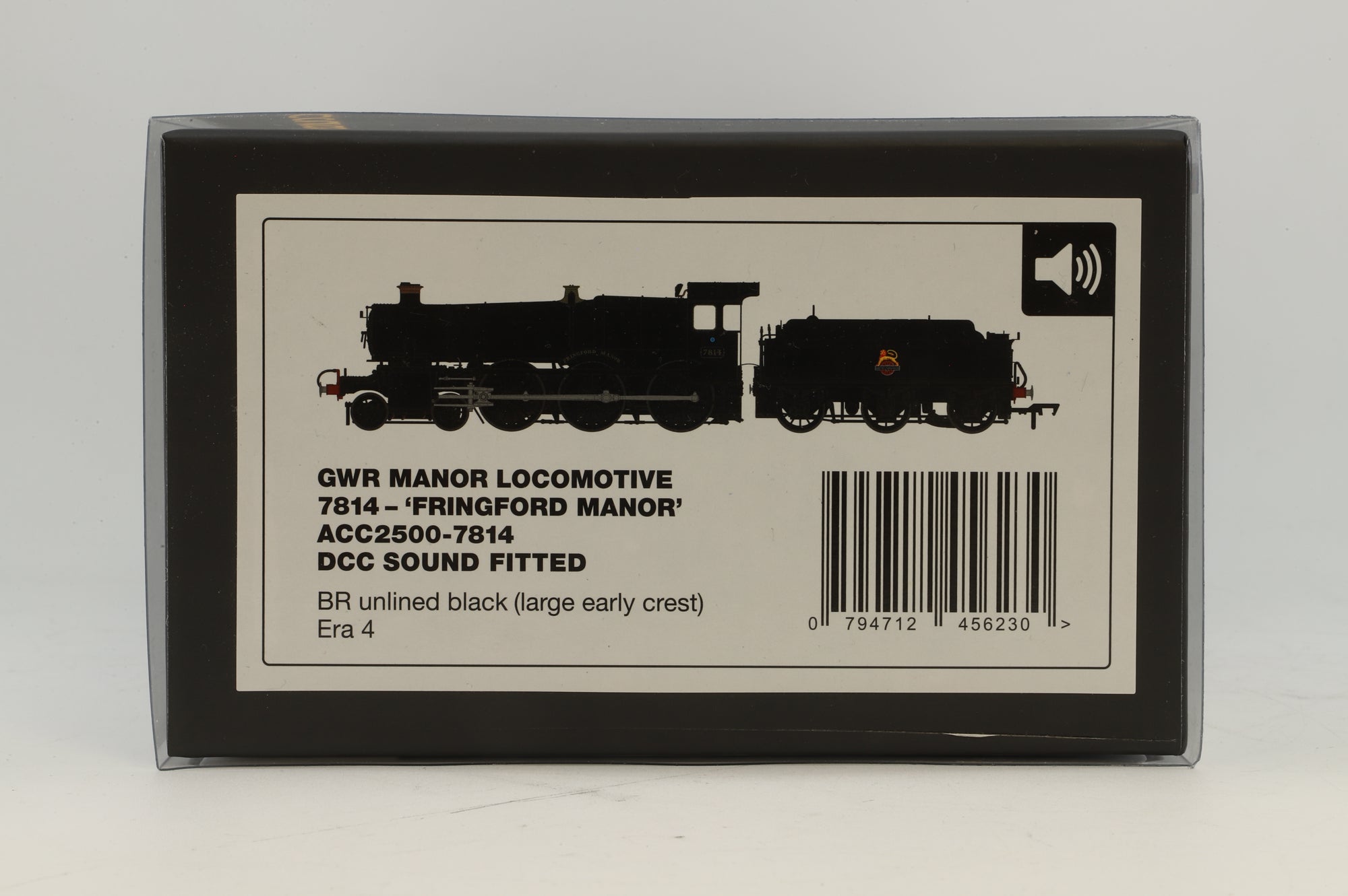 Accurascale OO ACC2500 GWR Manor Class '7814' 'Fringford Manor' BR Unlined Black E/C DCC Sound