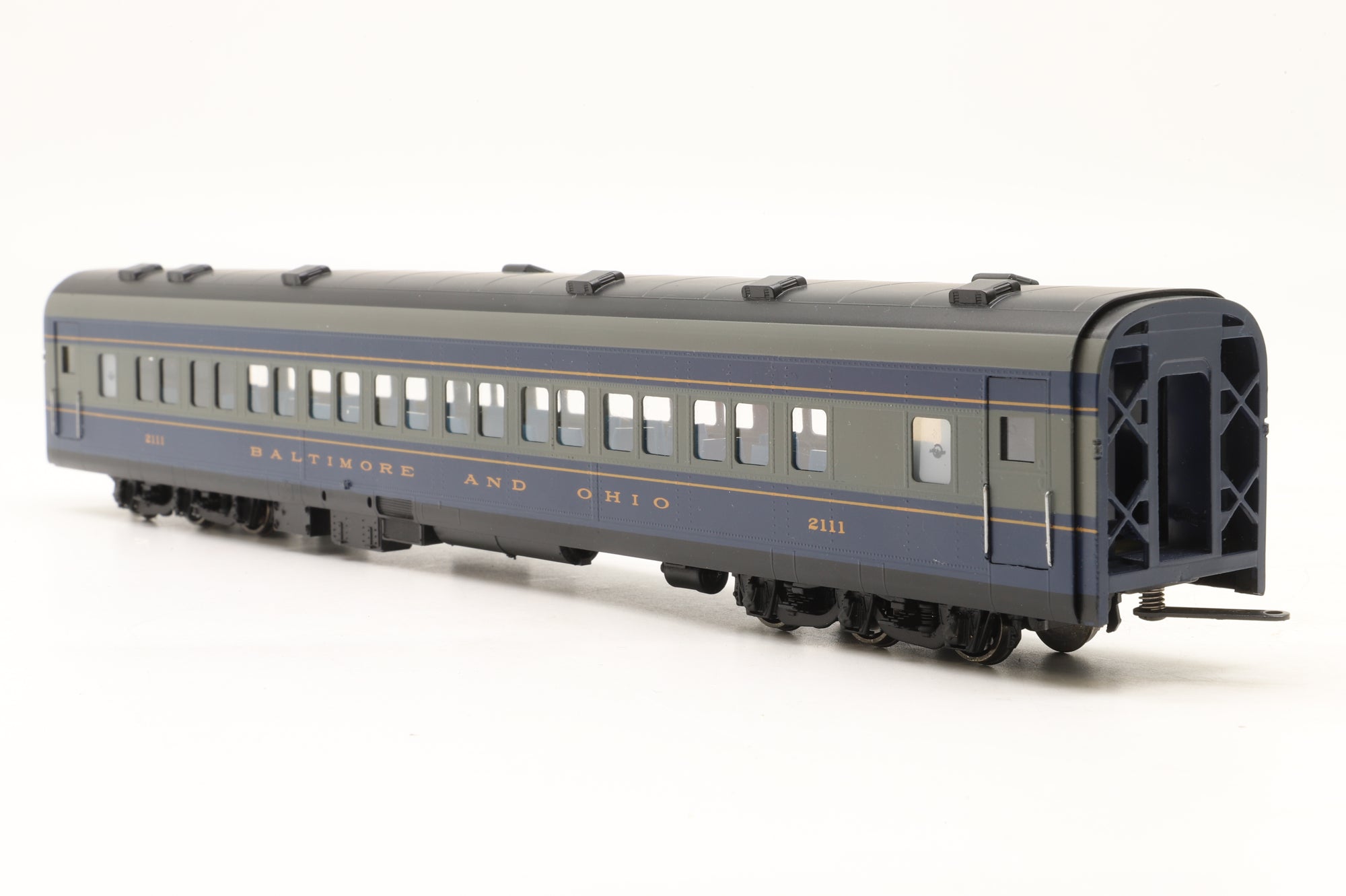 MTS Imports HO Brass Baltimore & Ohio Passenger Car Set 'The Royal Blue' Factory Painted