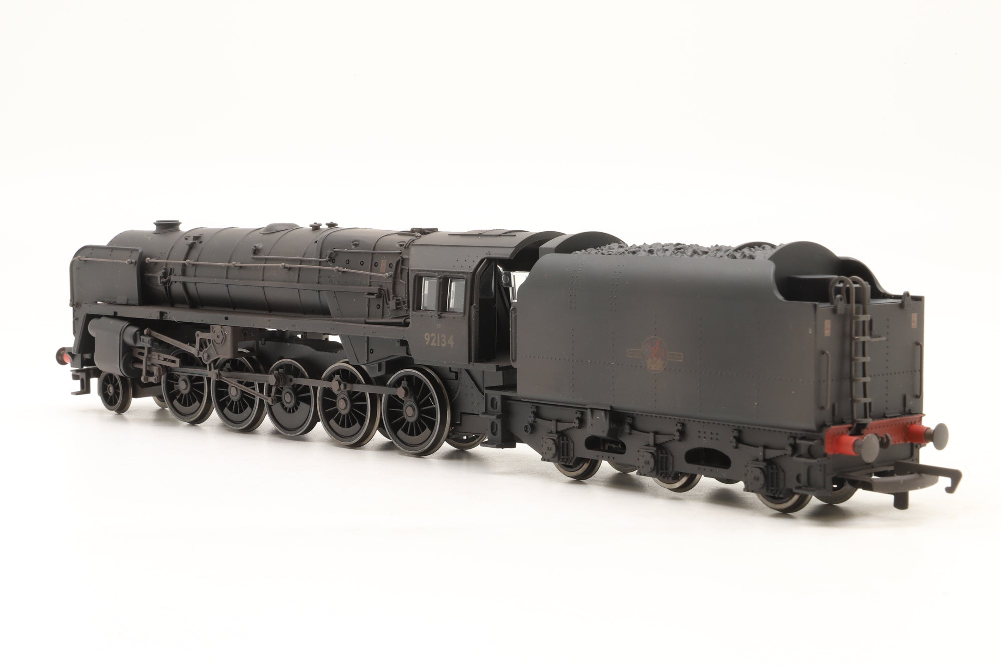 Hornby OO R2200A Class 9F '92134' BR Black L/C Weathered