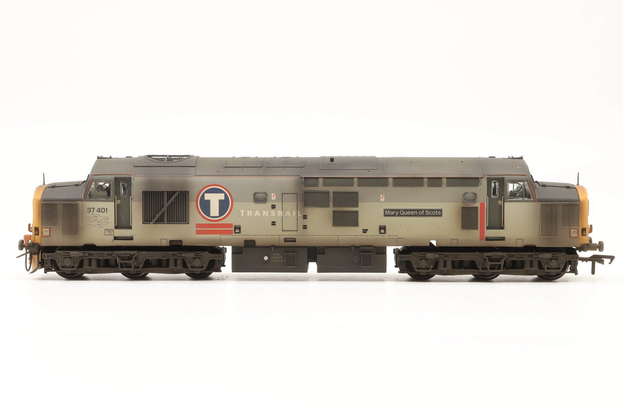 Bachmann OO 32-375W Class 37/4 '37401' Renumbered & Weathered DCC Fitted