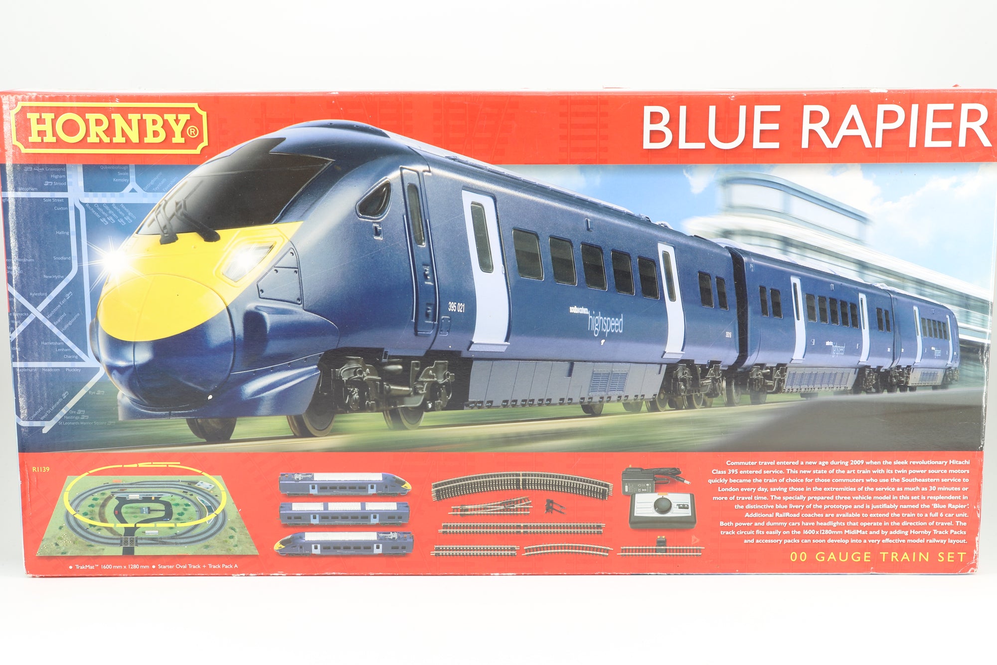 Hornby OO R1139 Blue Rapier Train Set