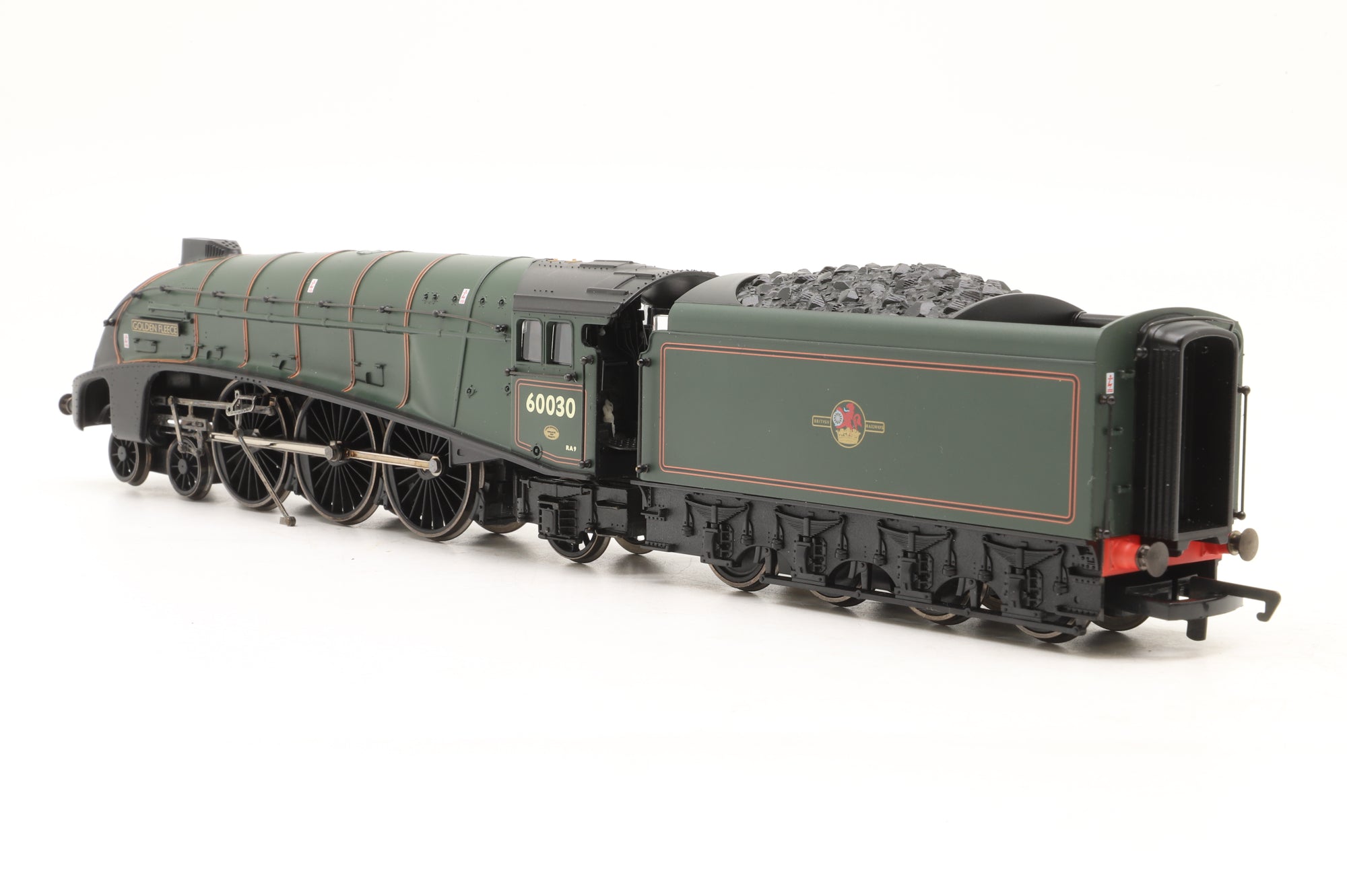 WORKSHOP Hornby OO R2101 Class A4 '60030' 'Golden Fleece' BR Lined Green L/C Non Runner