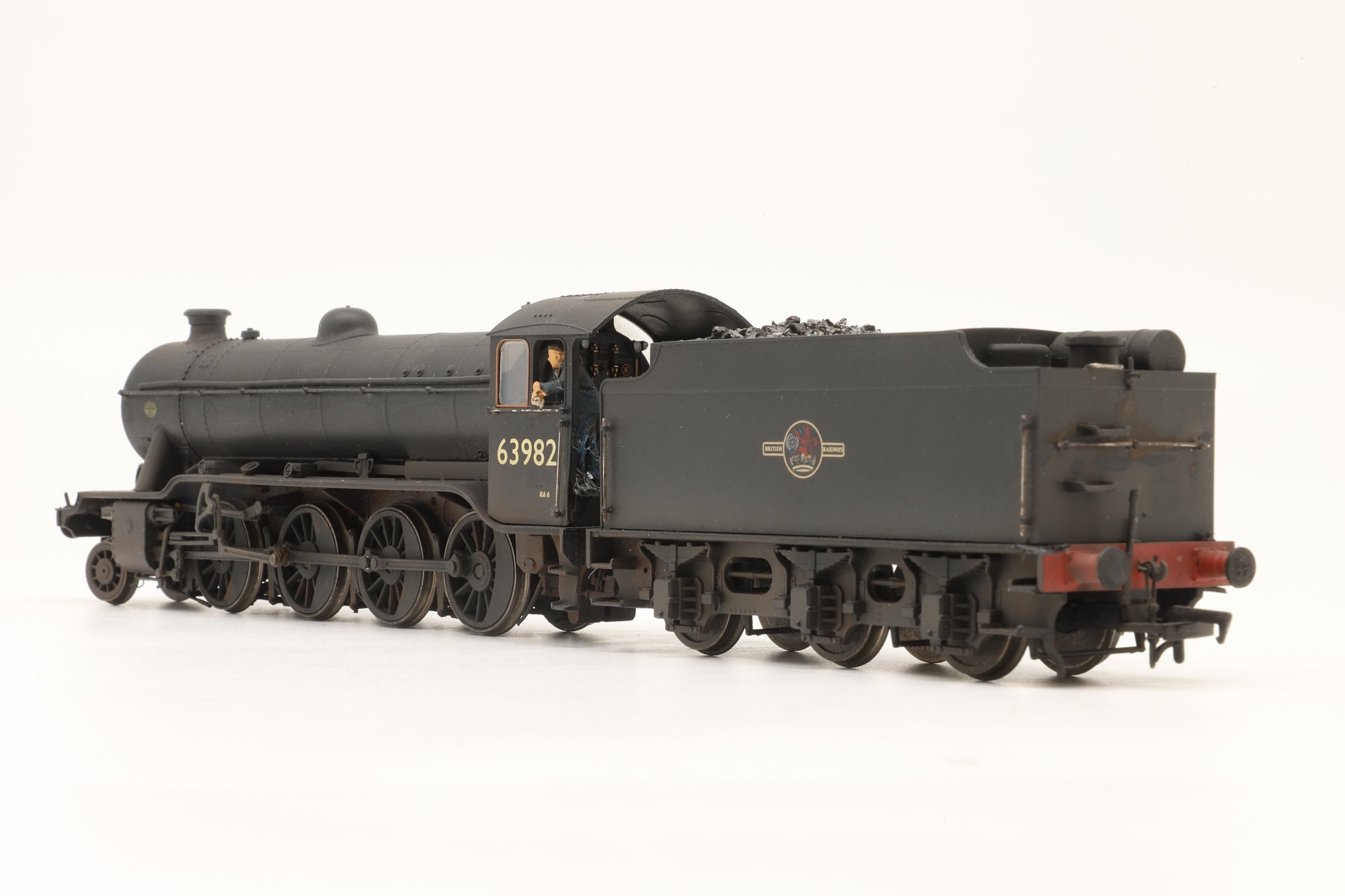 Heljan OO 6603923 Class 02 63982 in BR Black w/ Late Crests – DCC Sound & Weathered