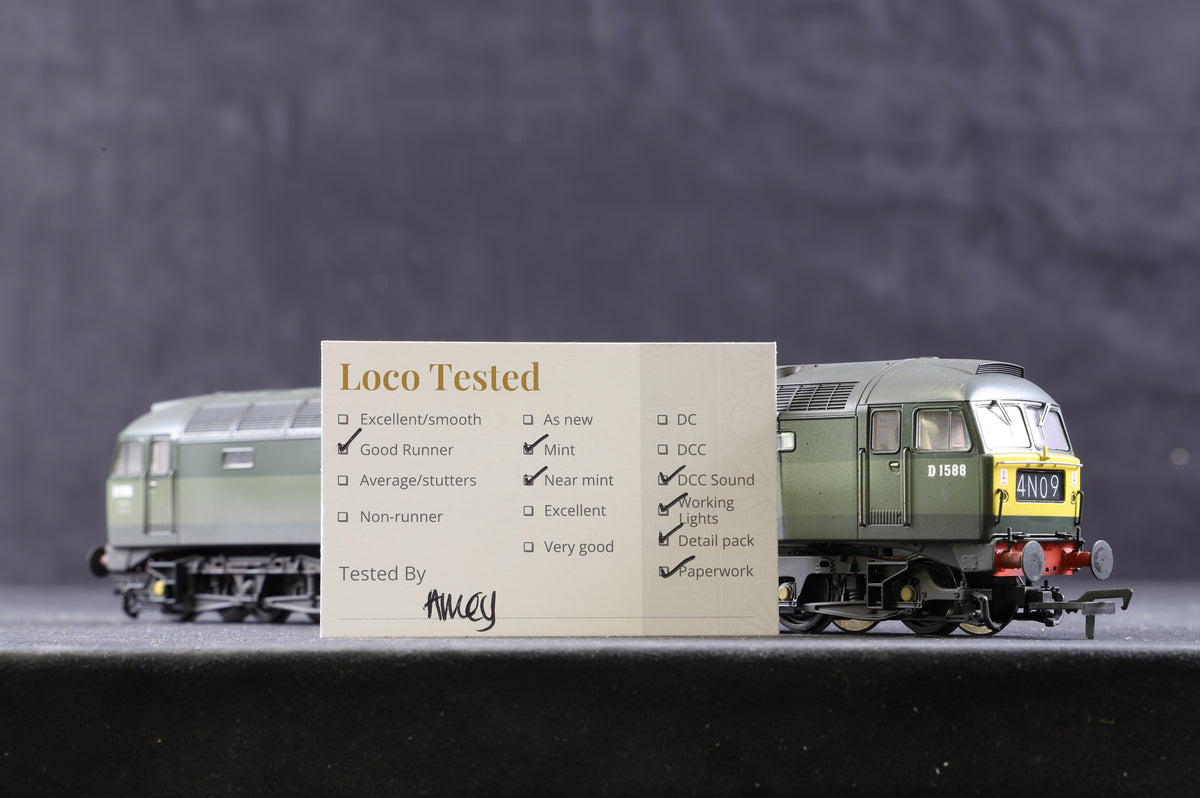 Bachmann OO 35-410 Class 47/0 &#39;D1565&#39; BR Two-Tone Green, DCC Sound