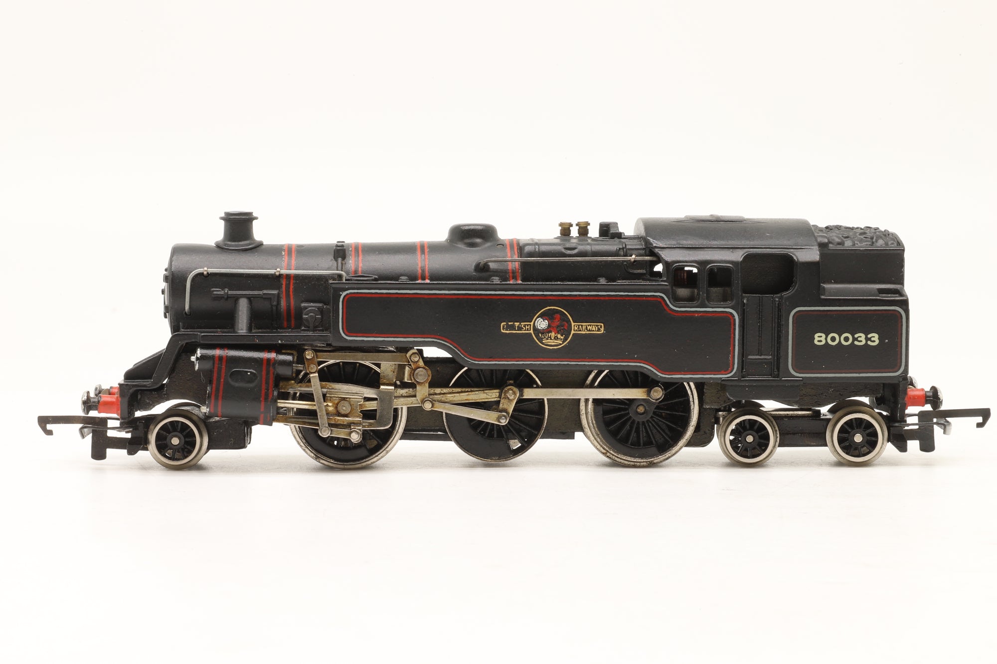 Wrenn OO W2218 Class 4MT 2-6-4 Tank 80033 in Lined BR Black w/ Late Crests