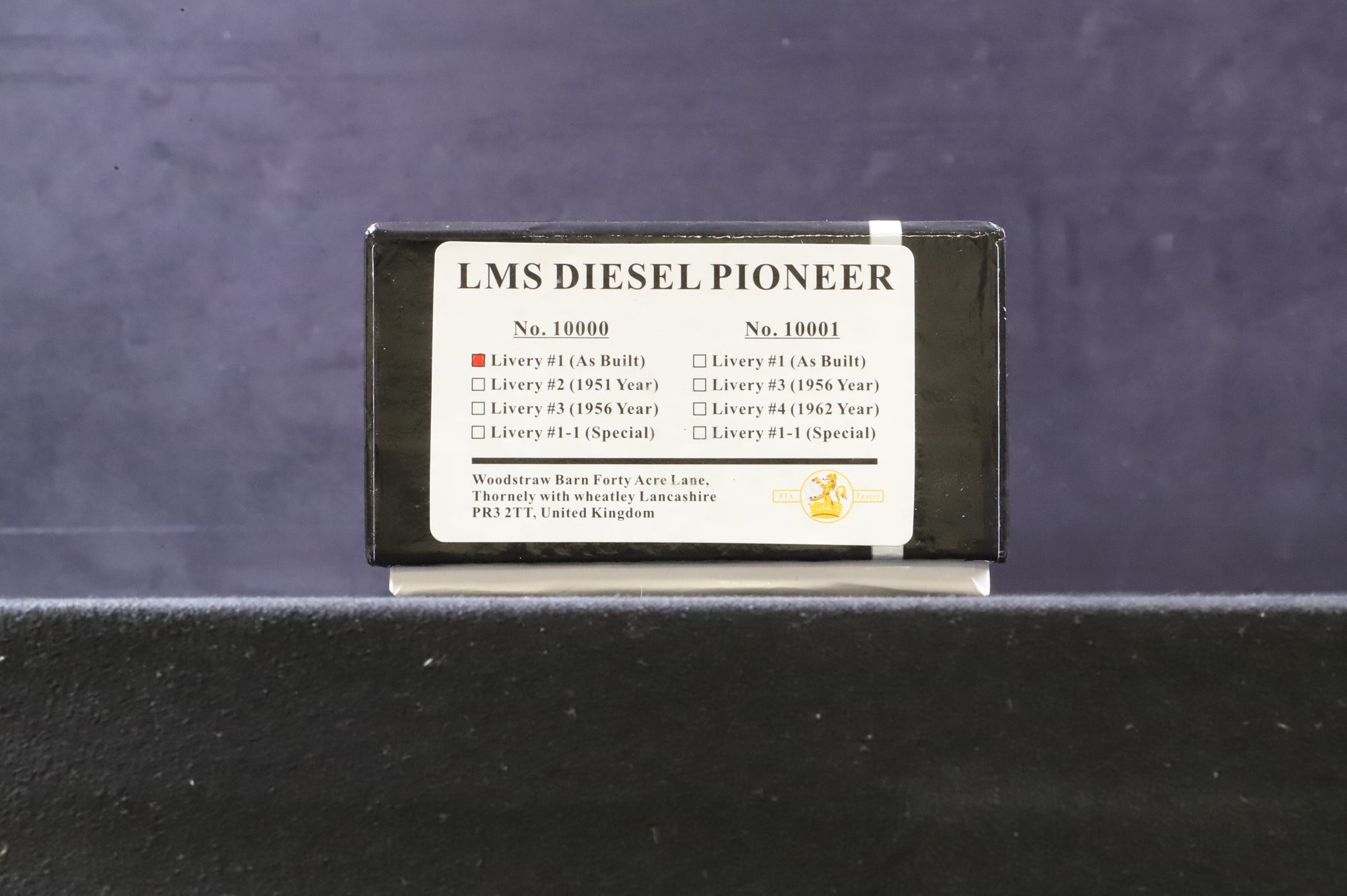 FiaTrains OO LMS Diesel Pioneer '10000' LMS Black Ltd Ed