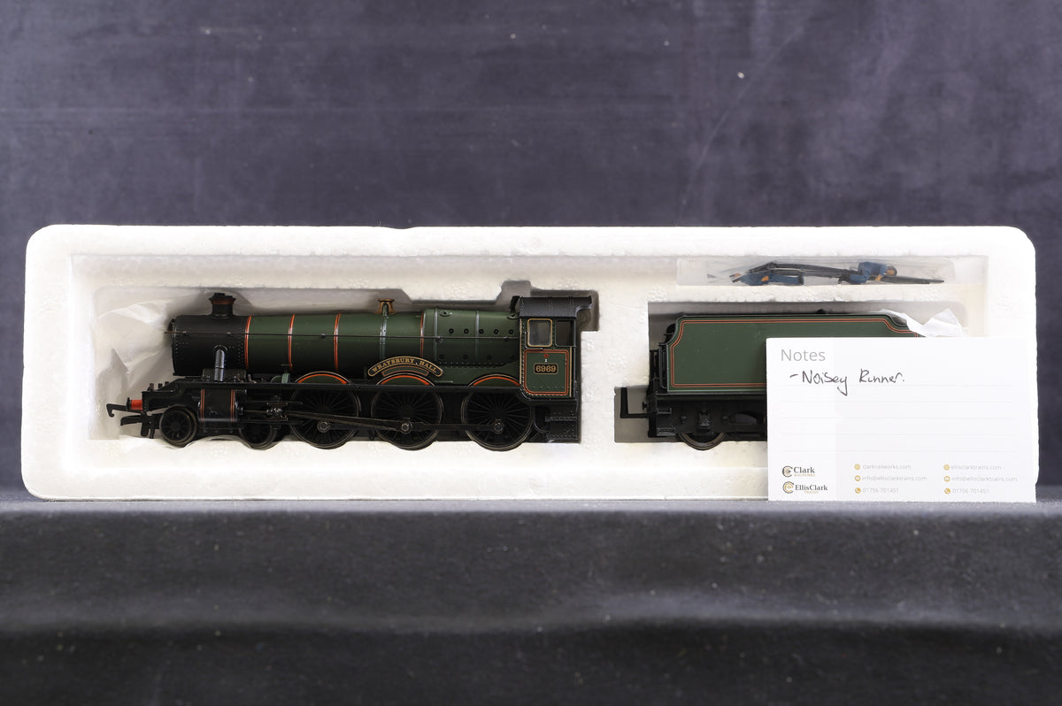 Bachmann OO 31-778 Modified Hall &#39;6969&#39; &#39;Wraysbury Hall&#39; BR Green E/Emblem