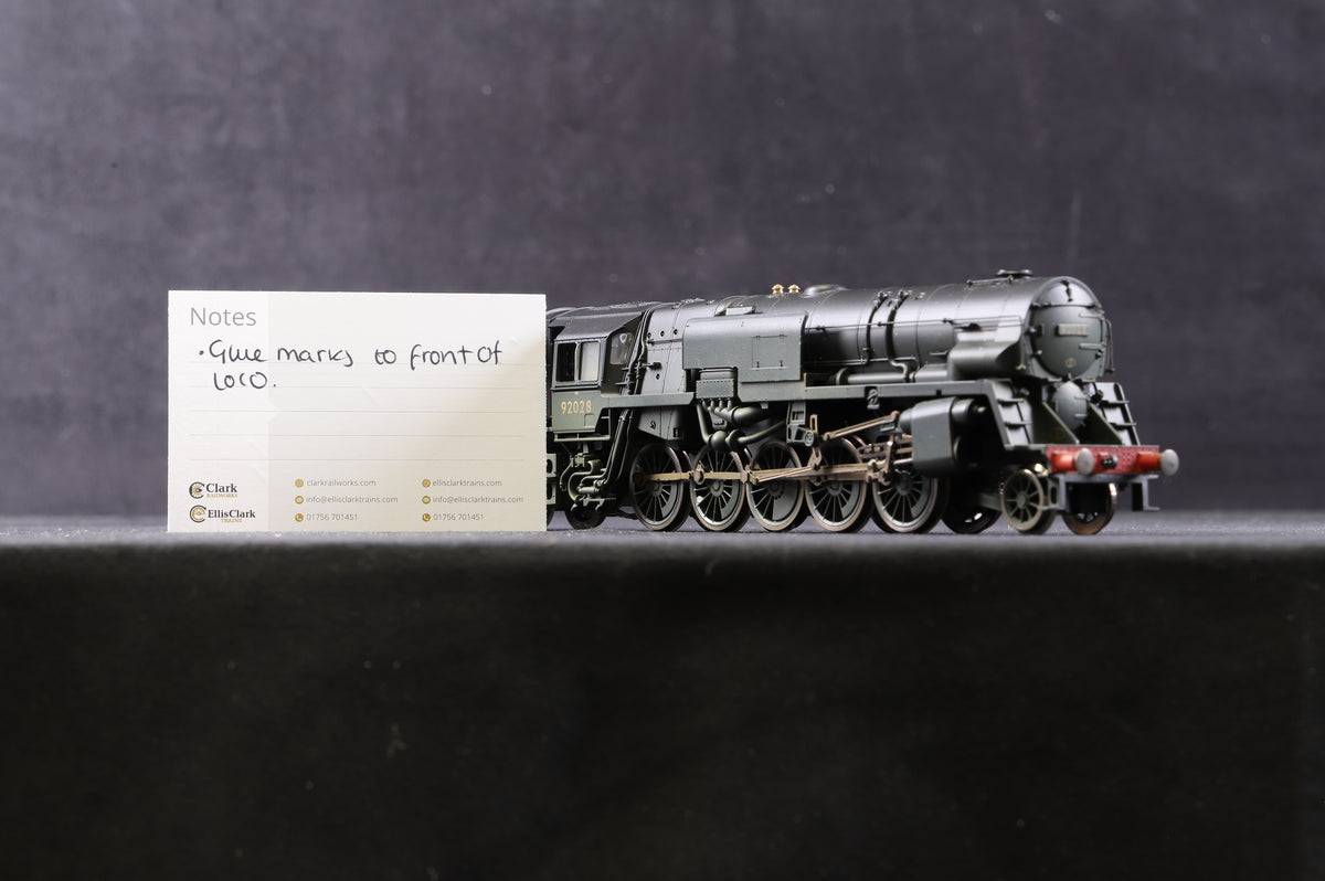 Hornby OO R3756 Early BR Class 9F Crosti Boiler &#39;92028&#39;, Heavily Weathered