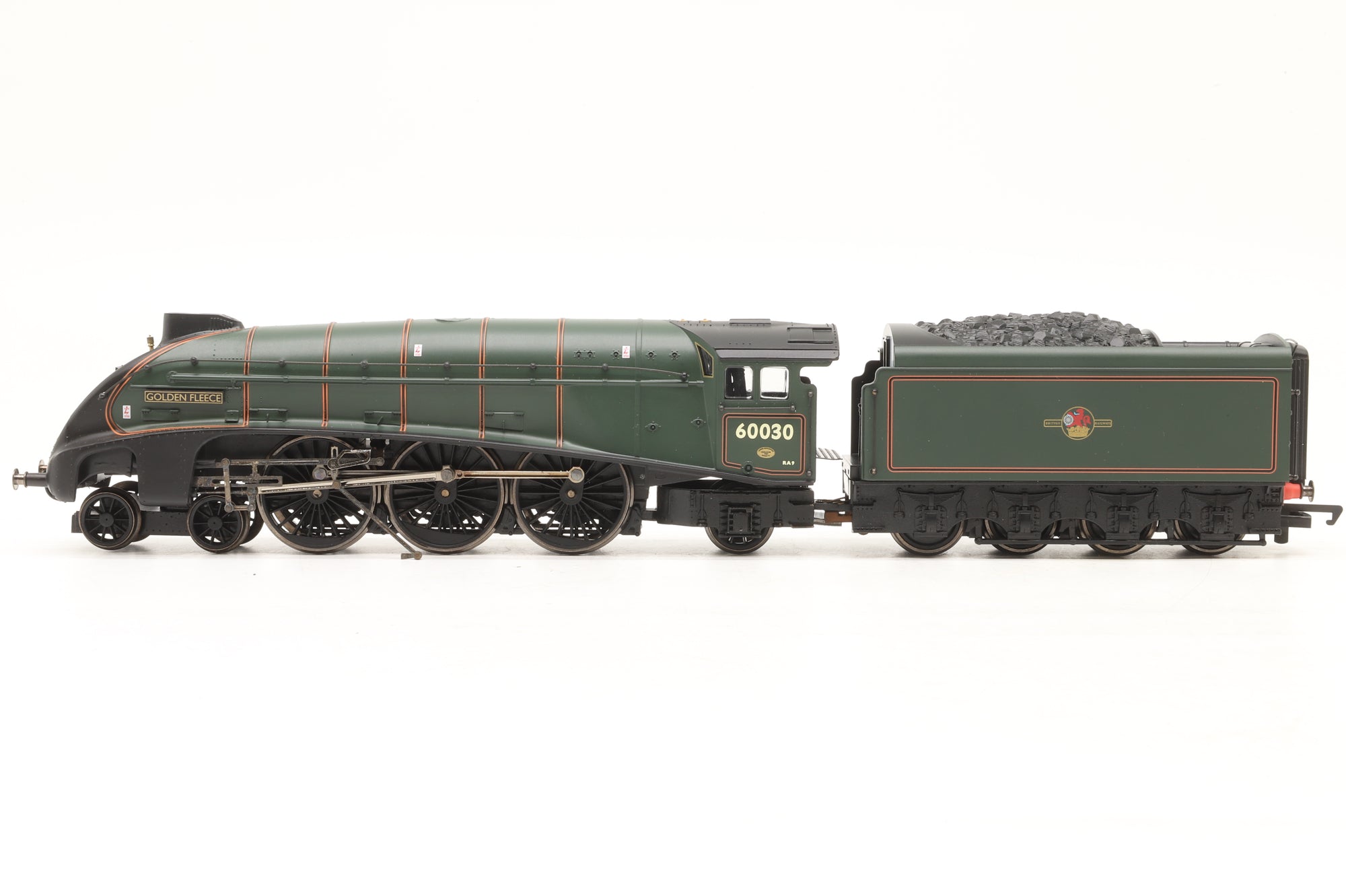 WORKSHOP Hornby OO R2101 Class A4 '60030' 'Golden Fleece' BR Lined Green L/C Non Runner