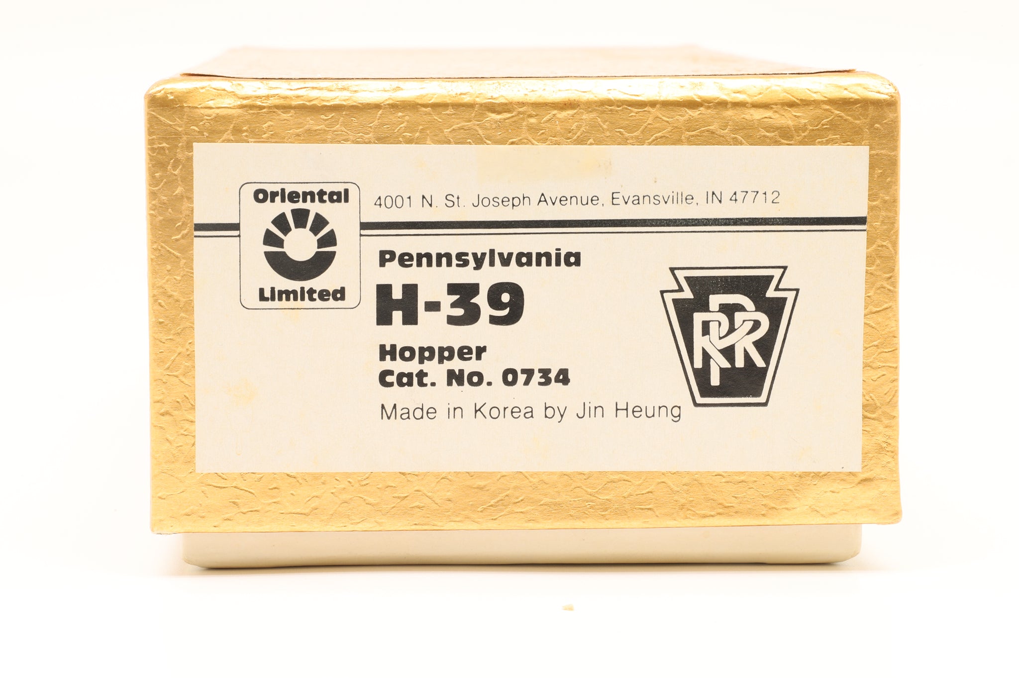 Oriental Limited HO Brass H-39 Pennsylvania Hopper Black '274001