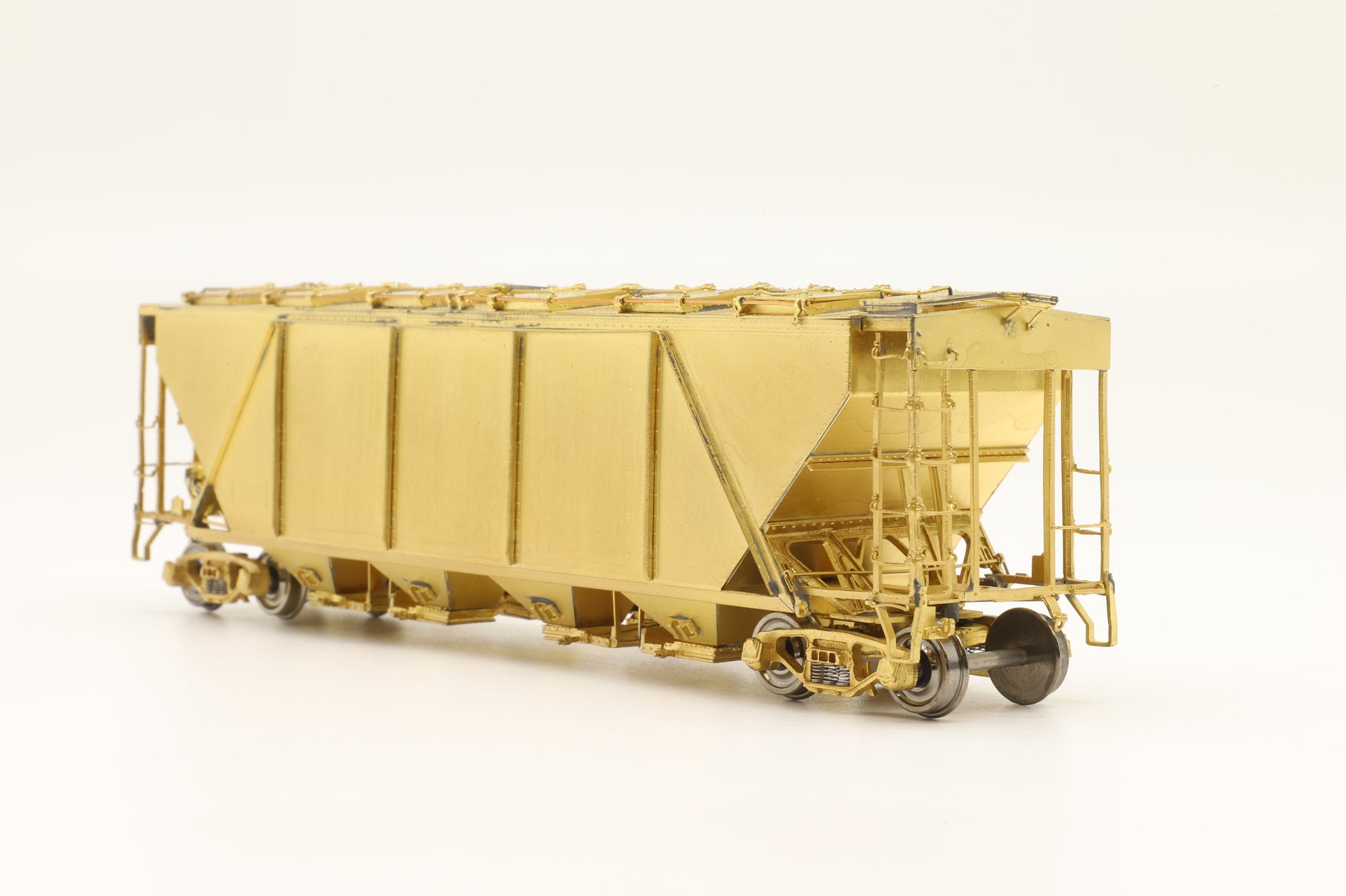 Overland Models/Ajin HO OMI-3340 N&W HC-3a Covered Hoppers #70800 - 70999, Unpainted Brass