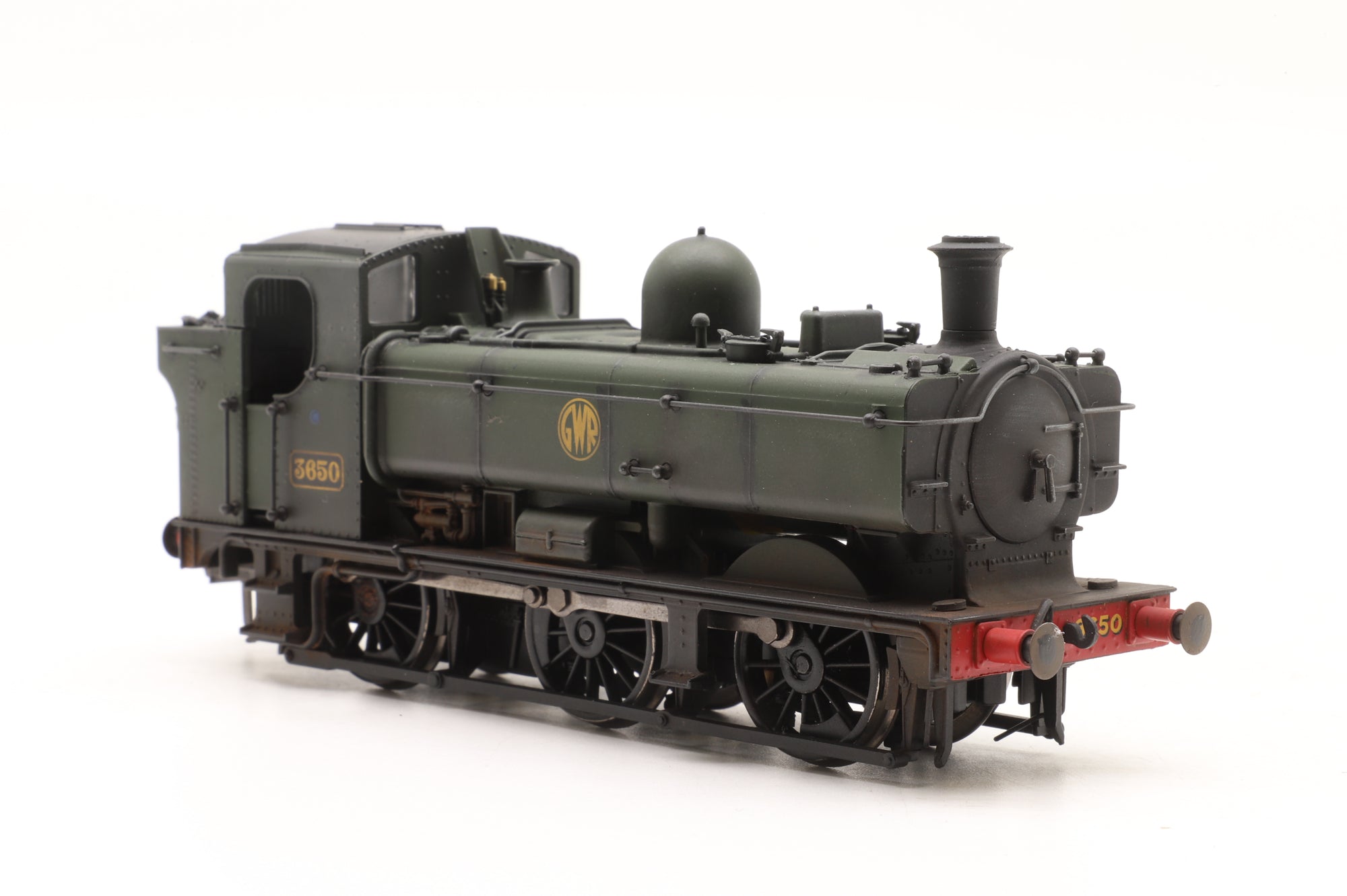 Bachmann OO 32-198 GWR 8750 Tank '3650' GWR Green Shirt button Weathered DCC Fitted