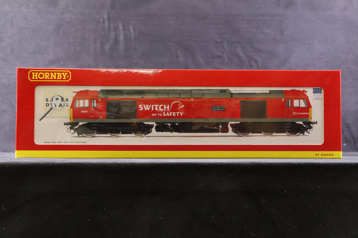 Hornby OO R3150 DB Schenker Class 60 &#39;The Spirit of Tom Kendell&#39; &#39;60007&#39;