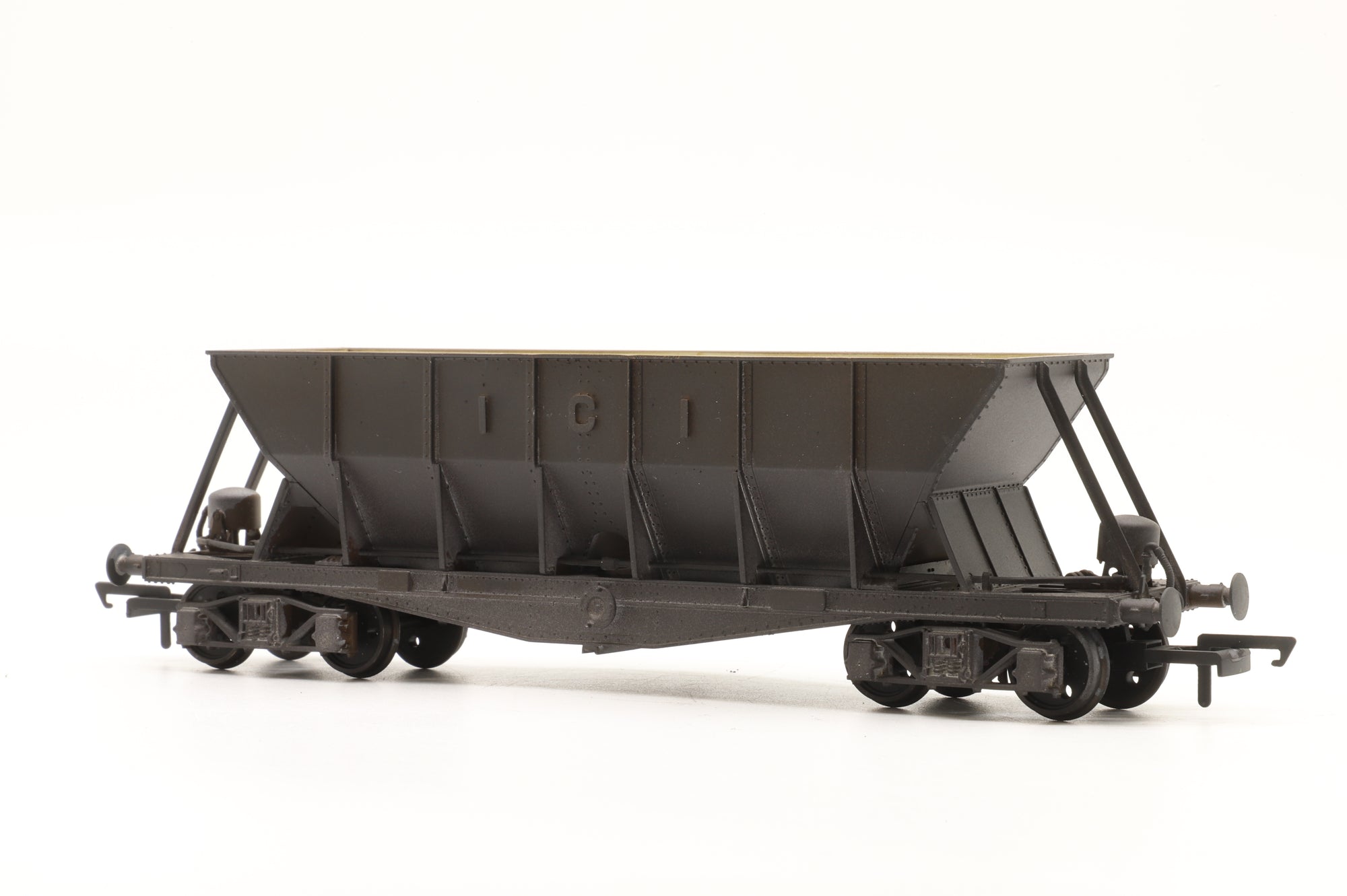 Oxford Rail OO Rake of 3 ICI Hoppers 3299/3222/3215 - Heavily Weathered