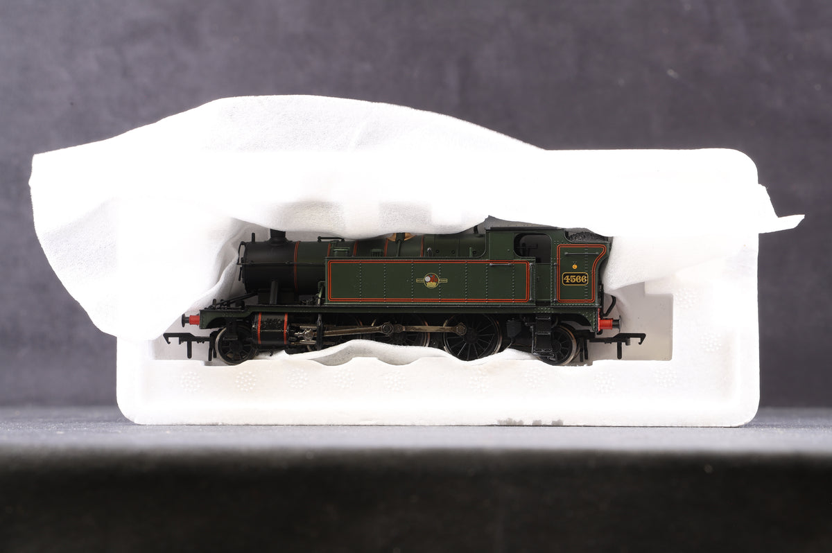 Bachmann OO 32-125 45xx Tank &#39;4566&#39; BR Lined Green L/C