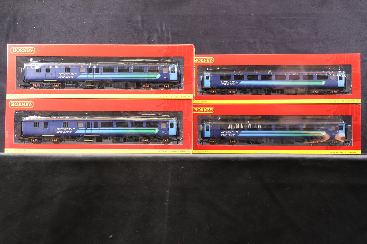 Hornby OO Rake Of 4 DRS Mk2F DRS Coaches Inc. R496A, R4966 x 2 &amp; R4967