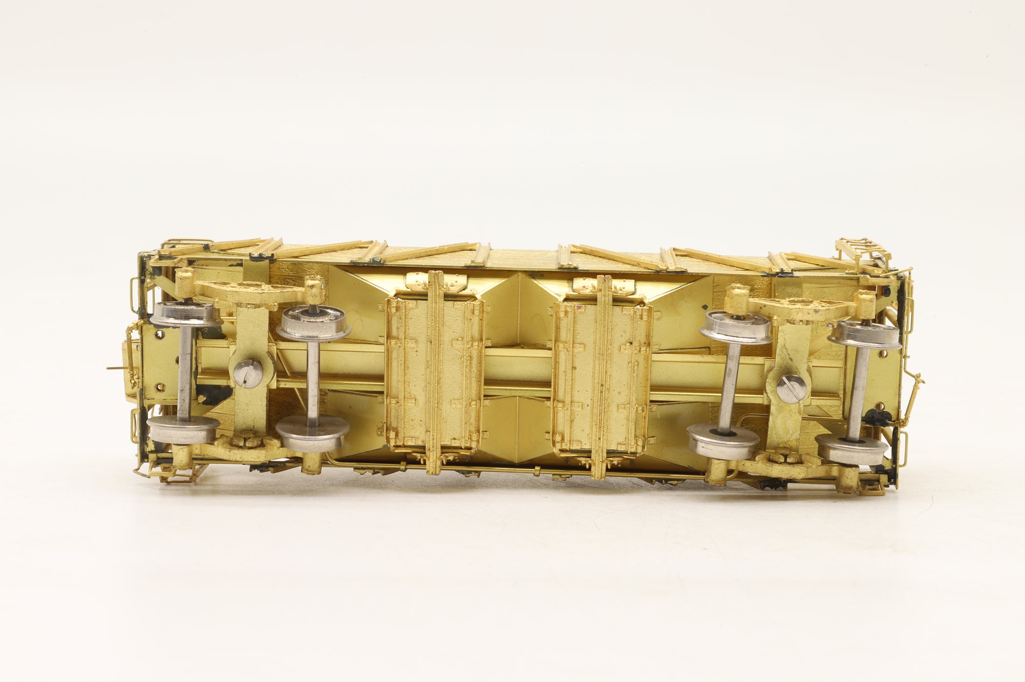 Old & Weary Car Shop HO Brass OWCS 1000 Two Bay Composite Hopper Wagon Unpainted