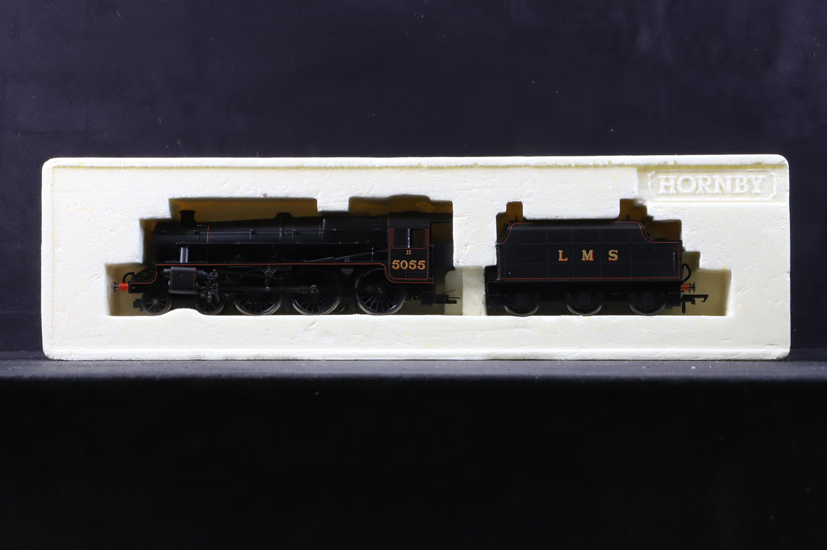 Hornby OO R2257 Black 5 &#39;5055&#39; LMS Lined Black
