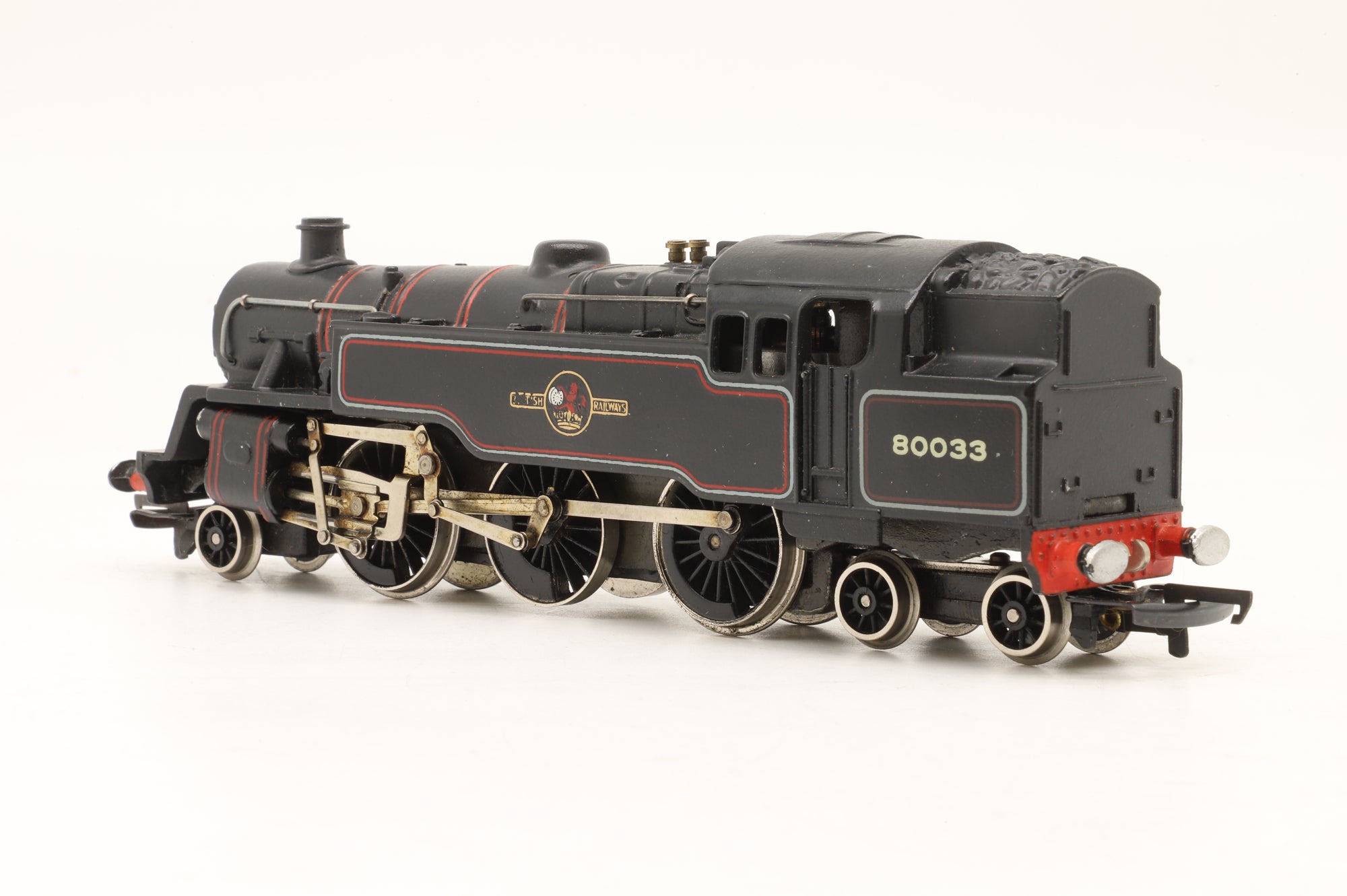 Wrenn OO W2218 Class 4MT 2-6-4 Tank 80033 in Lined BR Black w/ Late Crests