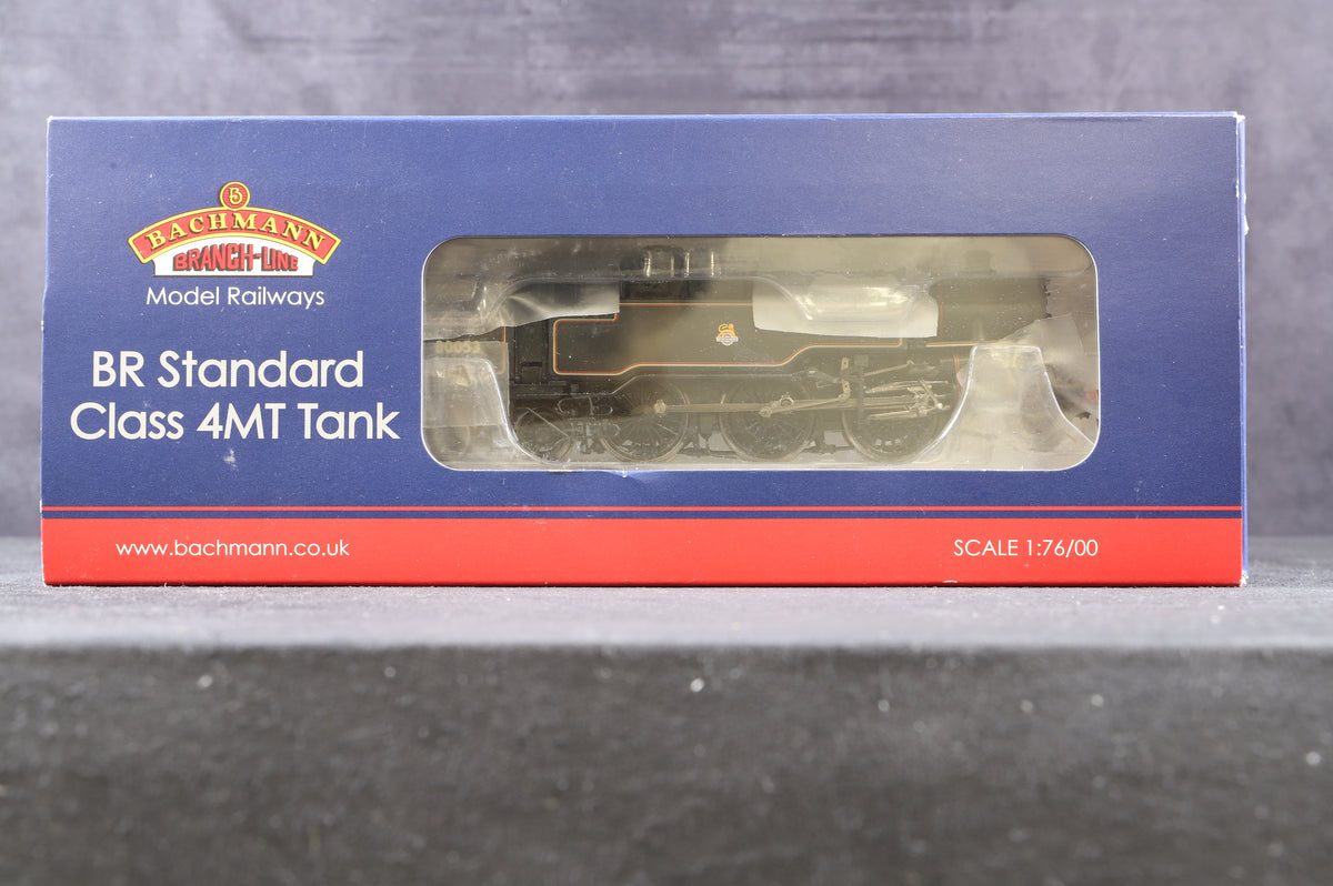 Bachmann OO 32-359 BR Standard Class 4MT Tank &#39;80053&#39; BR Black E/C, DCC Fitted