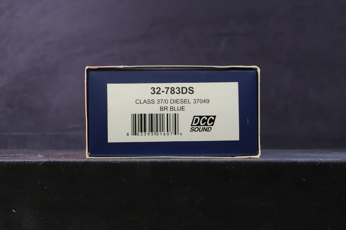 Bachmann OO 32-783DS Class 37 37049 in BR Blue