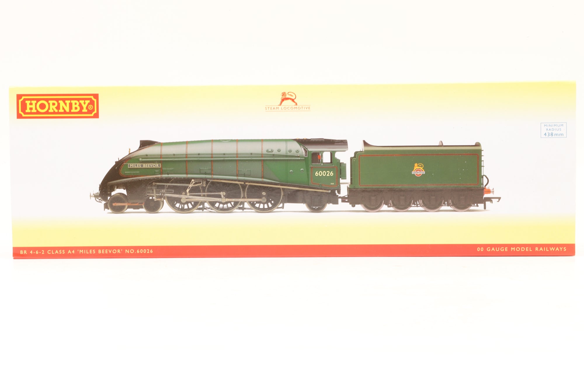 Hornby OO R3522 Class A4 60026 'Miles Beevor' in BR Green E/C
