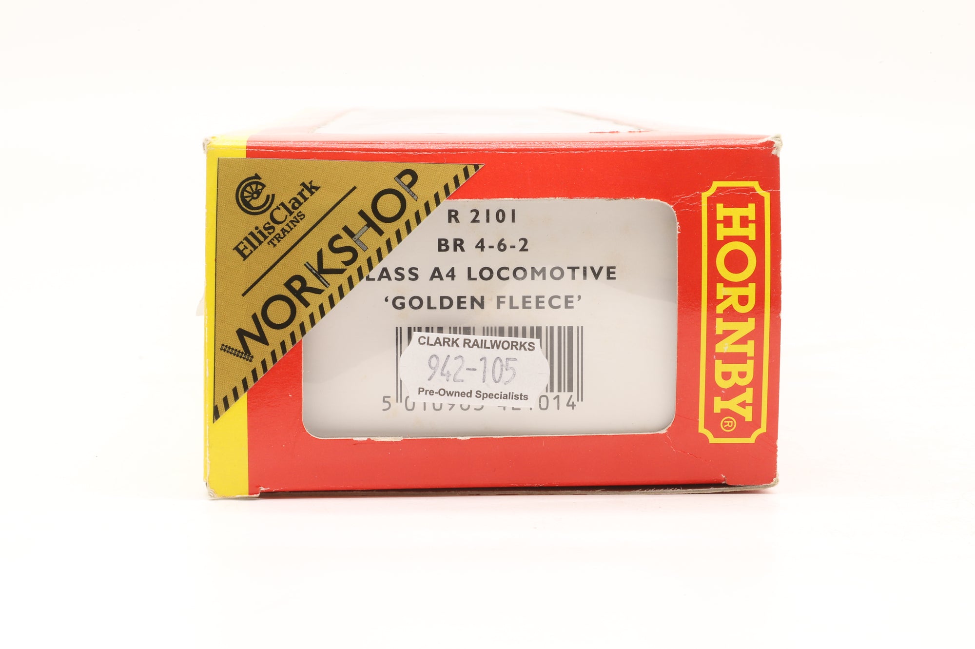 WORKSHOP Hornby OO R2101 Class A4 '60030' 'Golden Fleece' BR Lined Green L/C Non Runner