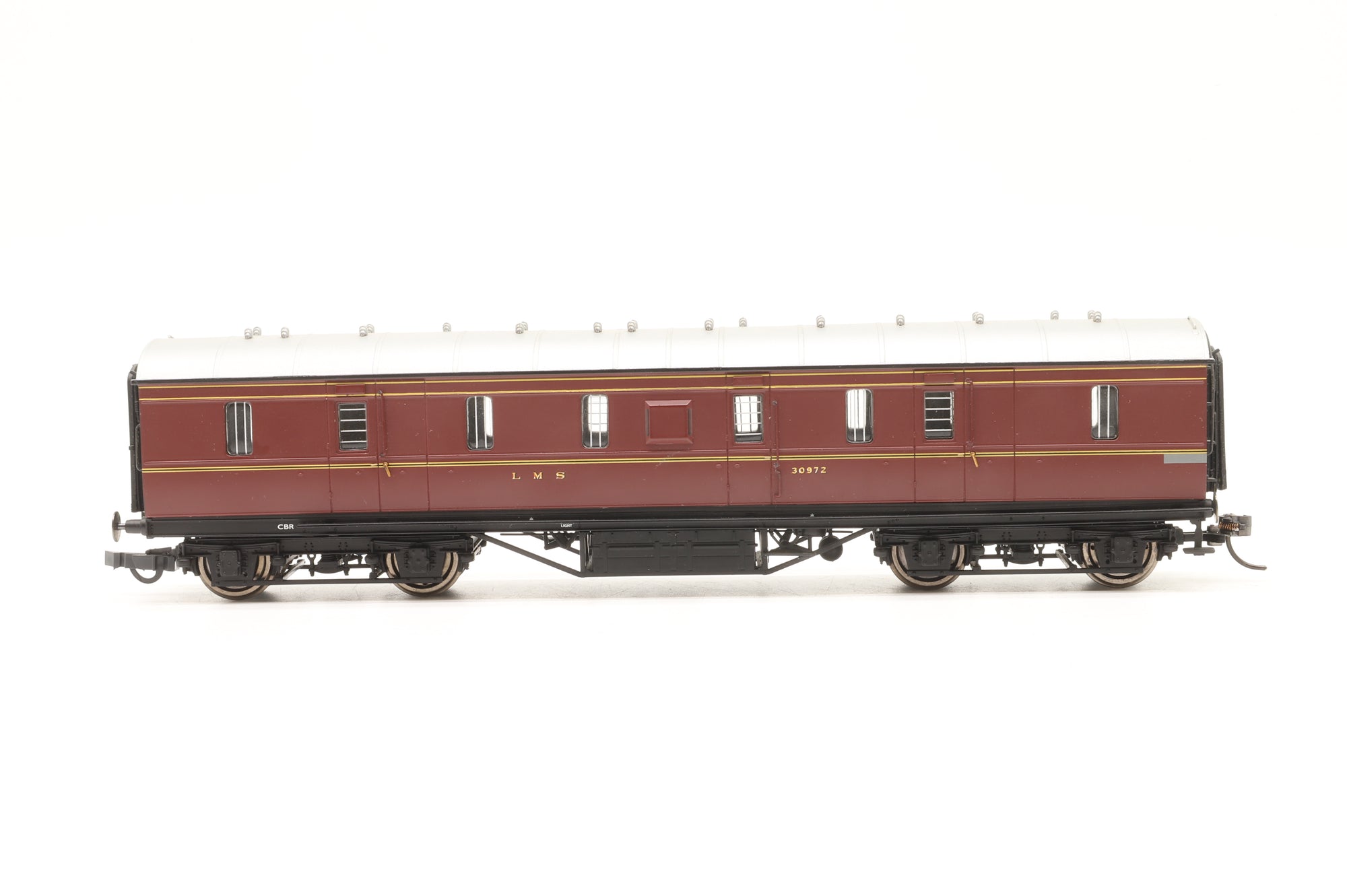 Hornby OO Rake of 6 LMS Coaches, DCC Lighting Fitted