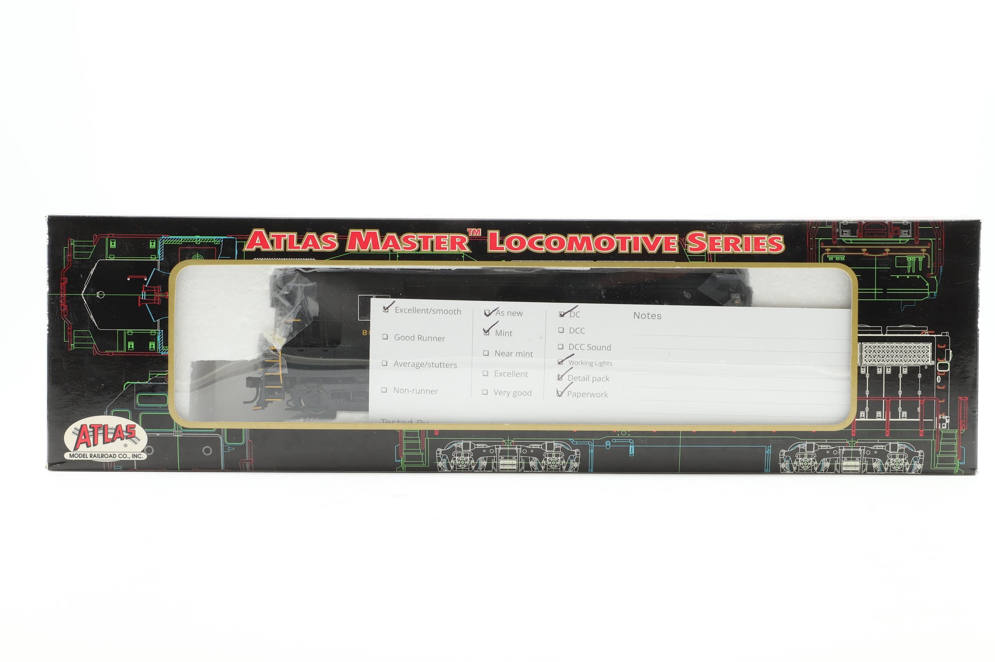 Atlas HO 9531 H16-44 Diesel Locomotive '8809' Pennsylvania