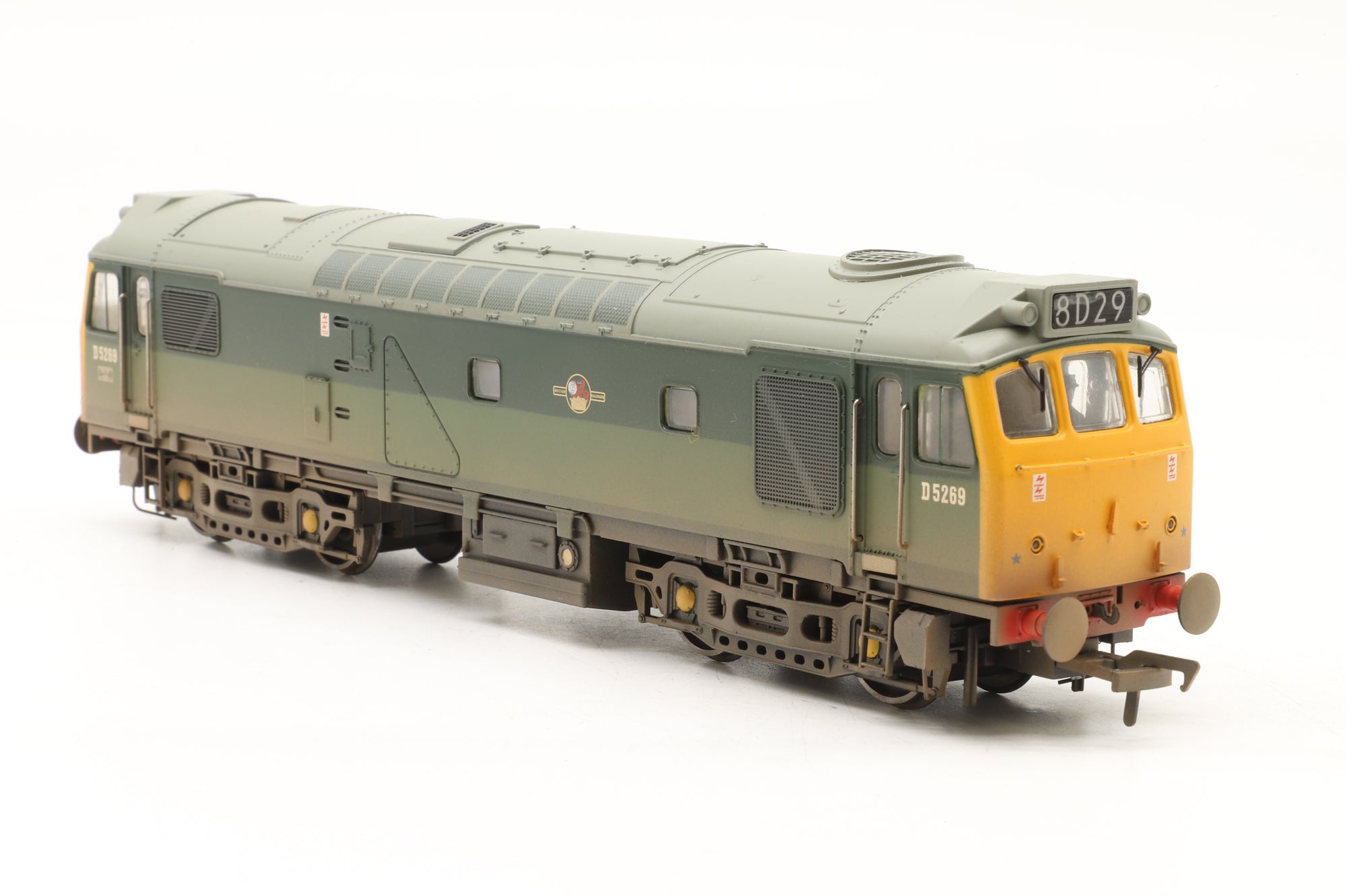 Bachmann OO 32-403 Class 25/3 D5269' Diesel BR Green Weathered
