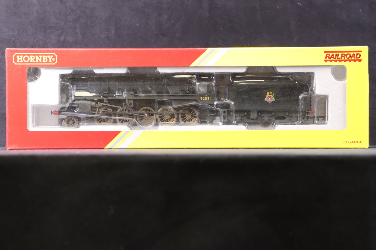 Hornby OO R3356 BR Class 9F Crosti Boiler &#39;92021&#39;, Weathered