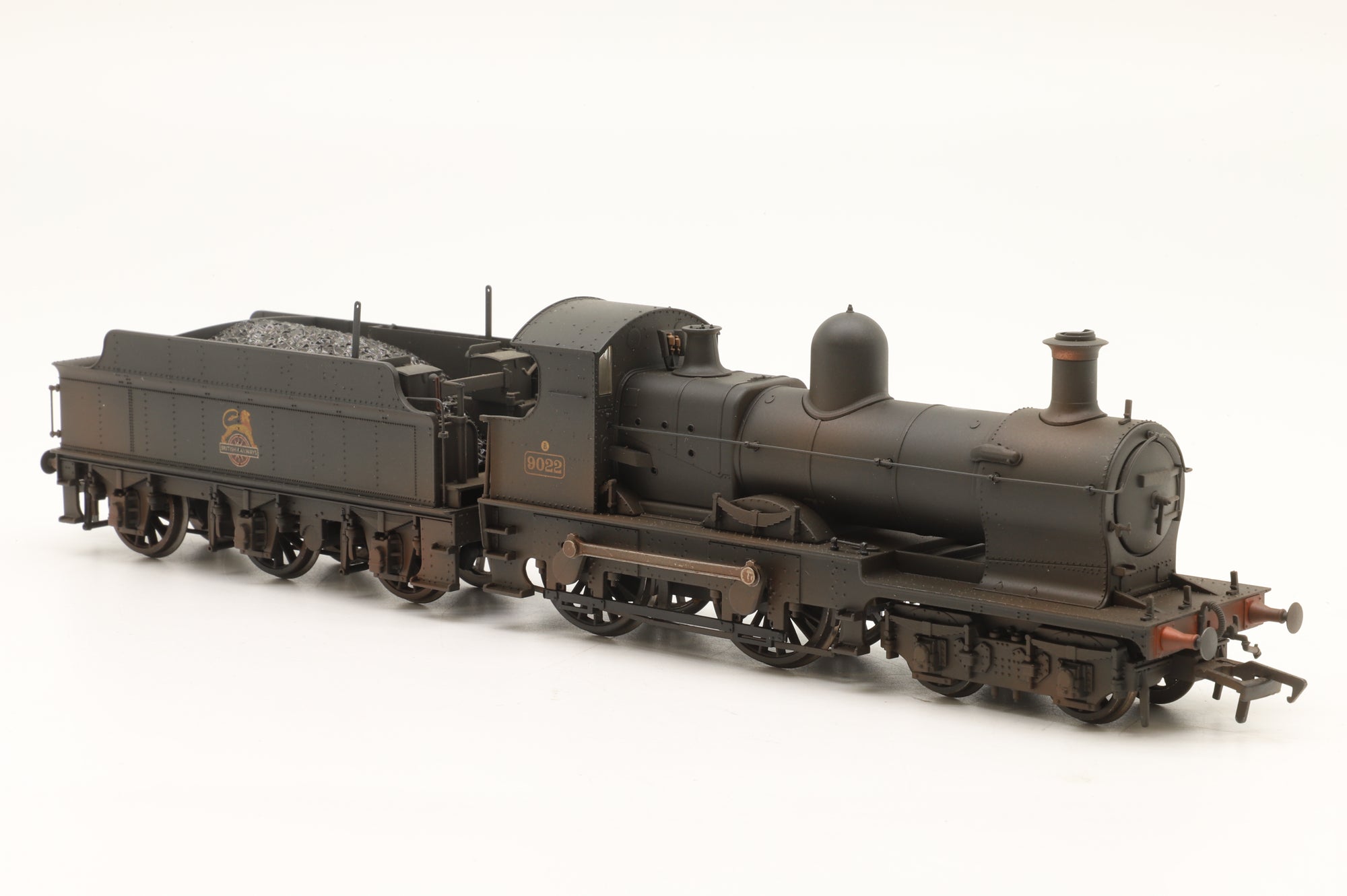 Bachmann OO 31-085 GWR 3200 Class '9022' BR Black E/C Weathered DCC Fitted