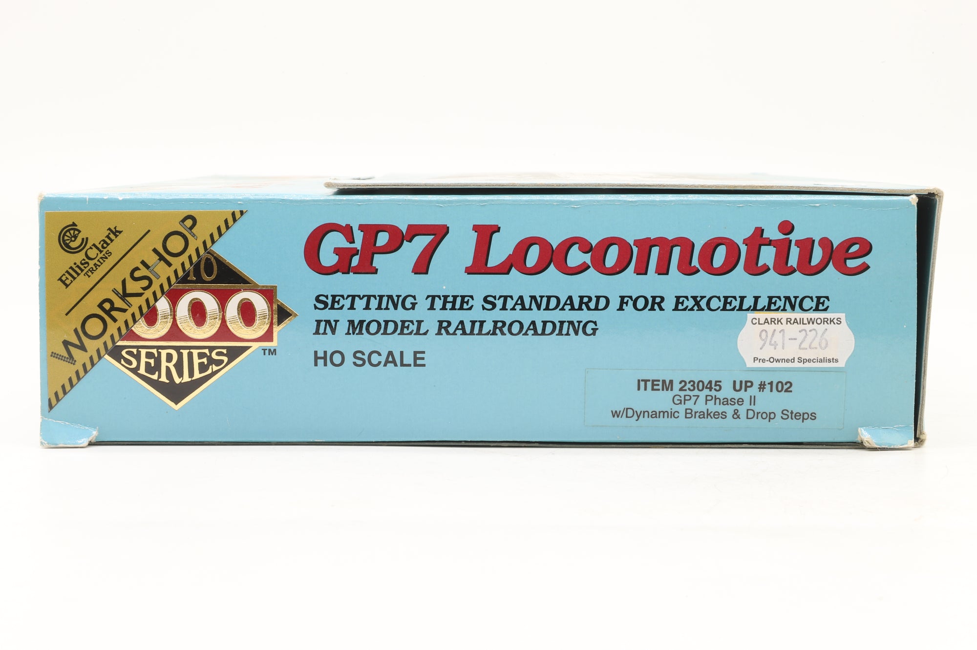 WORKSHOP Proto 200 Series HO 23045 GP7 Phase II '102' UP Diesel Locomotive