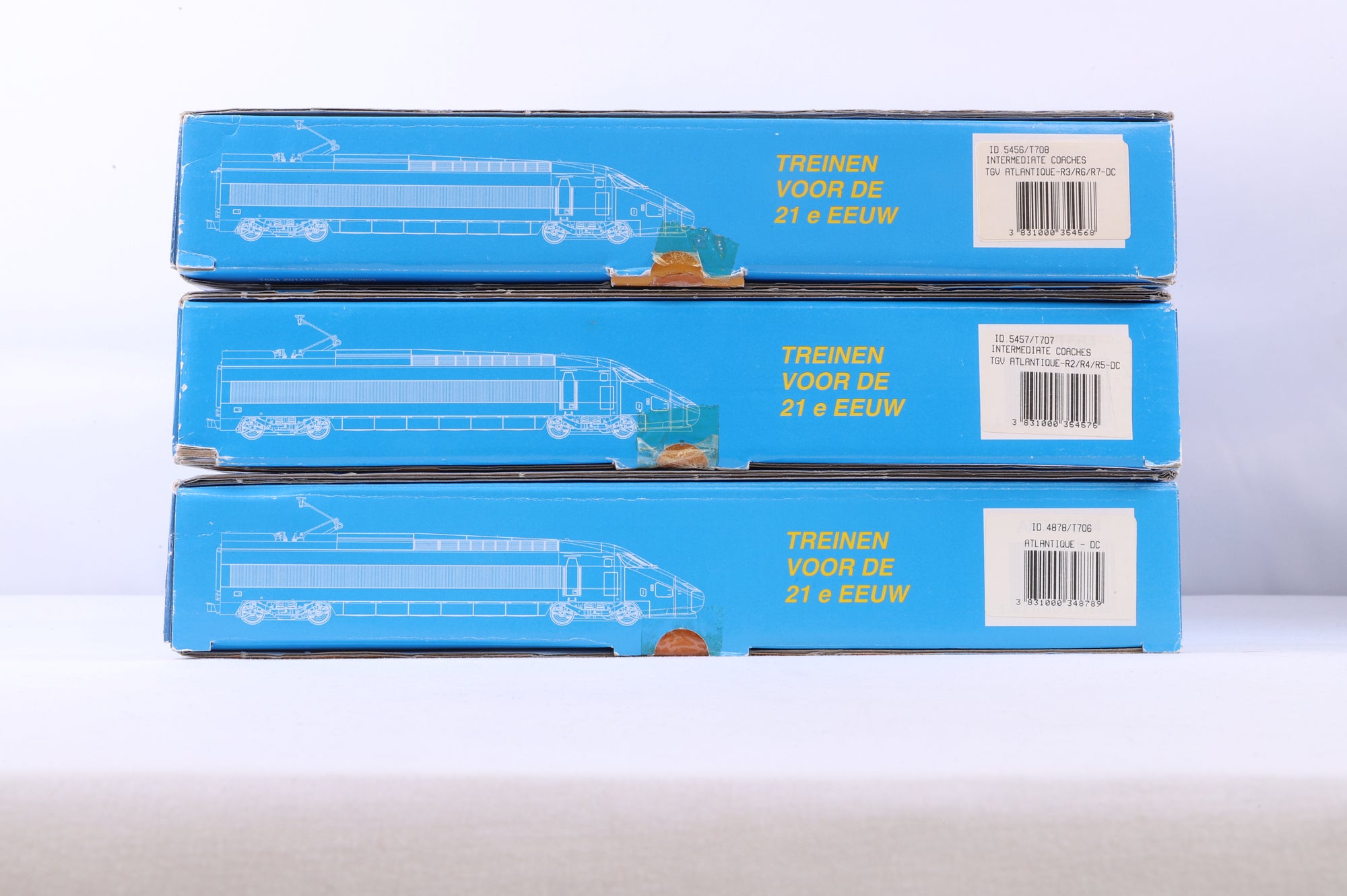Mehano HO TGV Atlantique Train Set Inc. 4878, 5456 & 5457