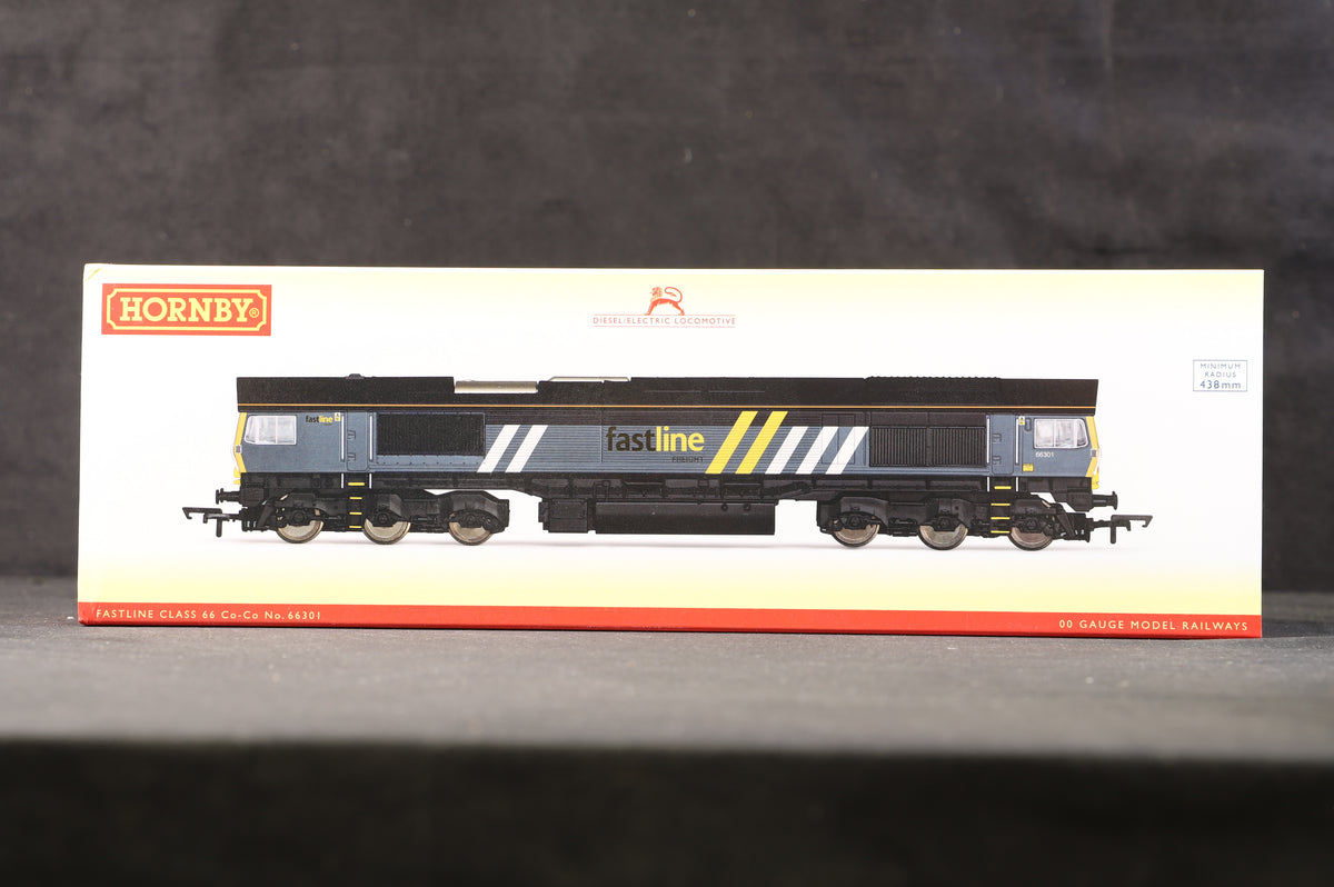 Hornby OO R30167 Fastline Class 66 Co-Co &#39;66301&#39;