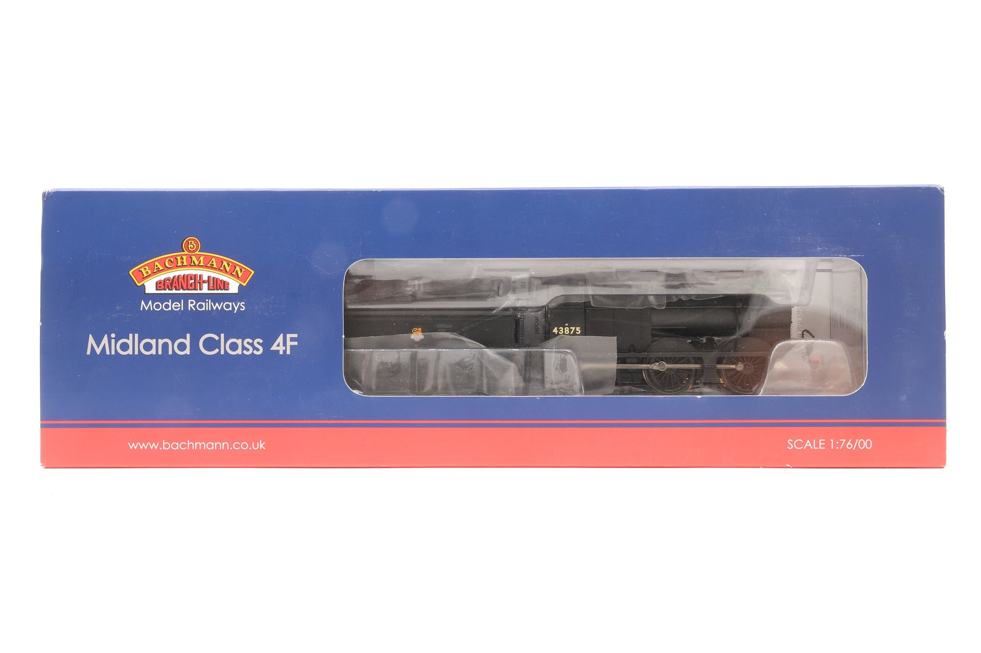 Bachmann OO 31-881 Class 4F '43875' BR Black E/C