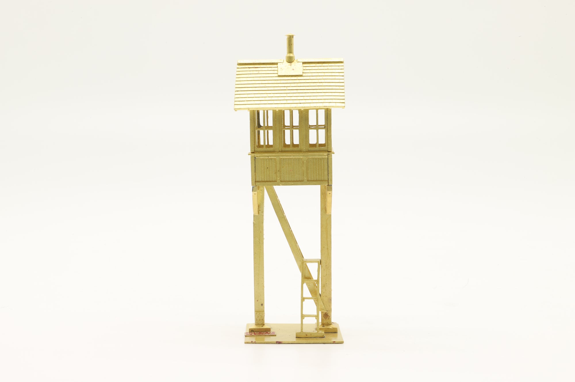 Overland Models HO Brass OMI-3242 Elevated Crossing Shanty Unpainted