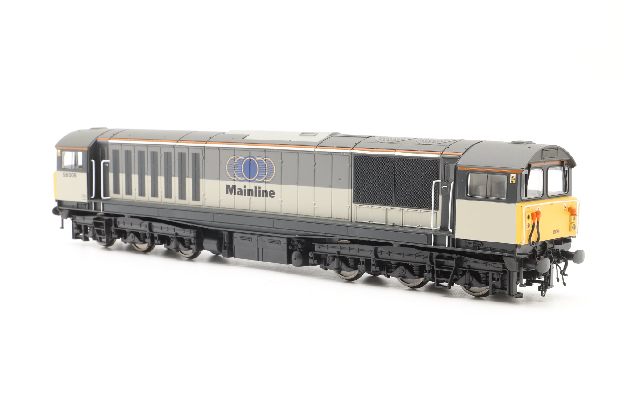 Heljan OO 58061 Class 58 580009 in Rebranded Railfreight/Mainline Livery - Misprinted Livery