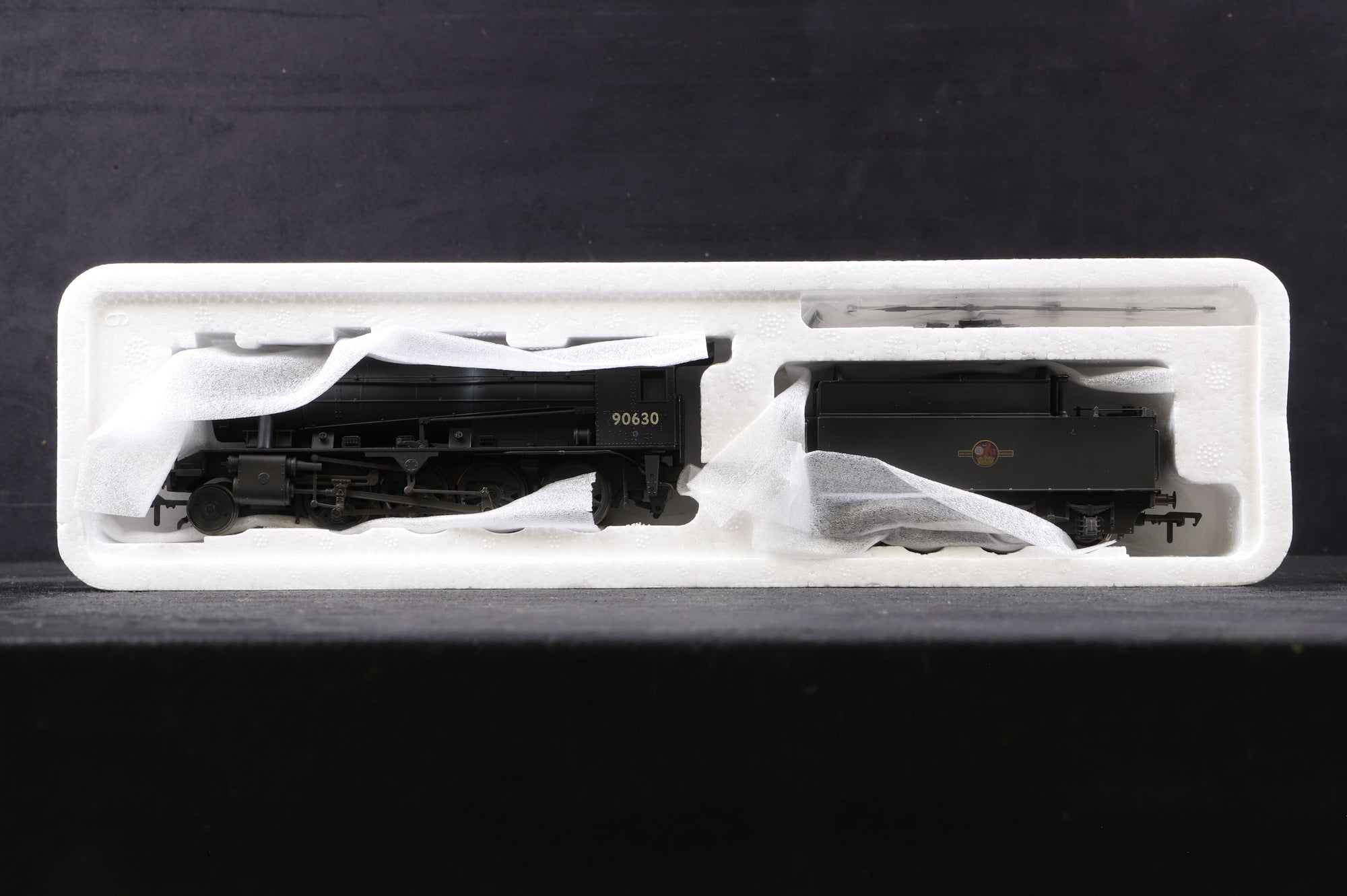 Bachmann OO 32-259 WD Austerity BR Black Late Crest, Weathered