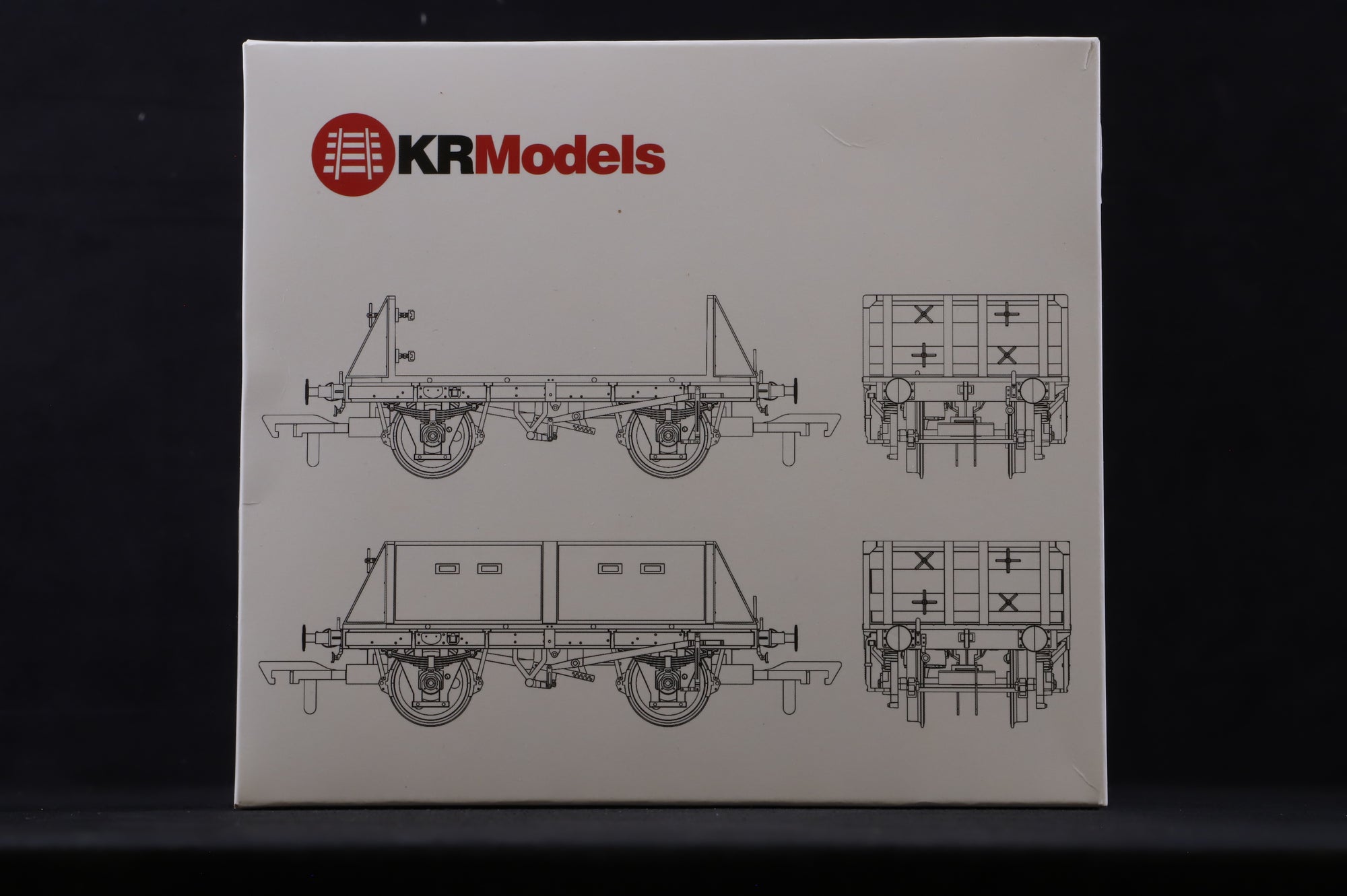 KRModels OO KRM-PAL-OO-FRM Pack Of 3 BR Palbrick Wagons