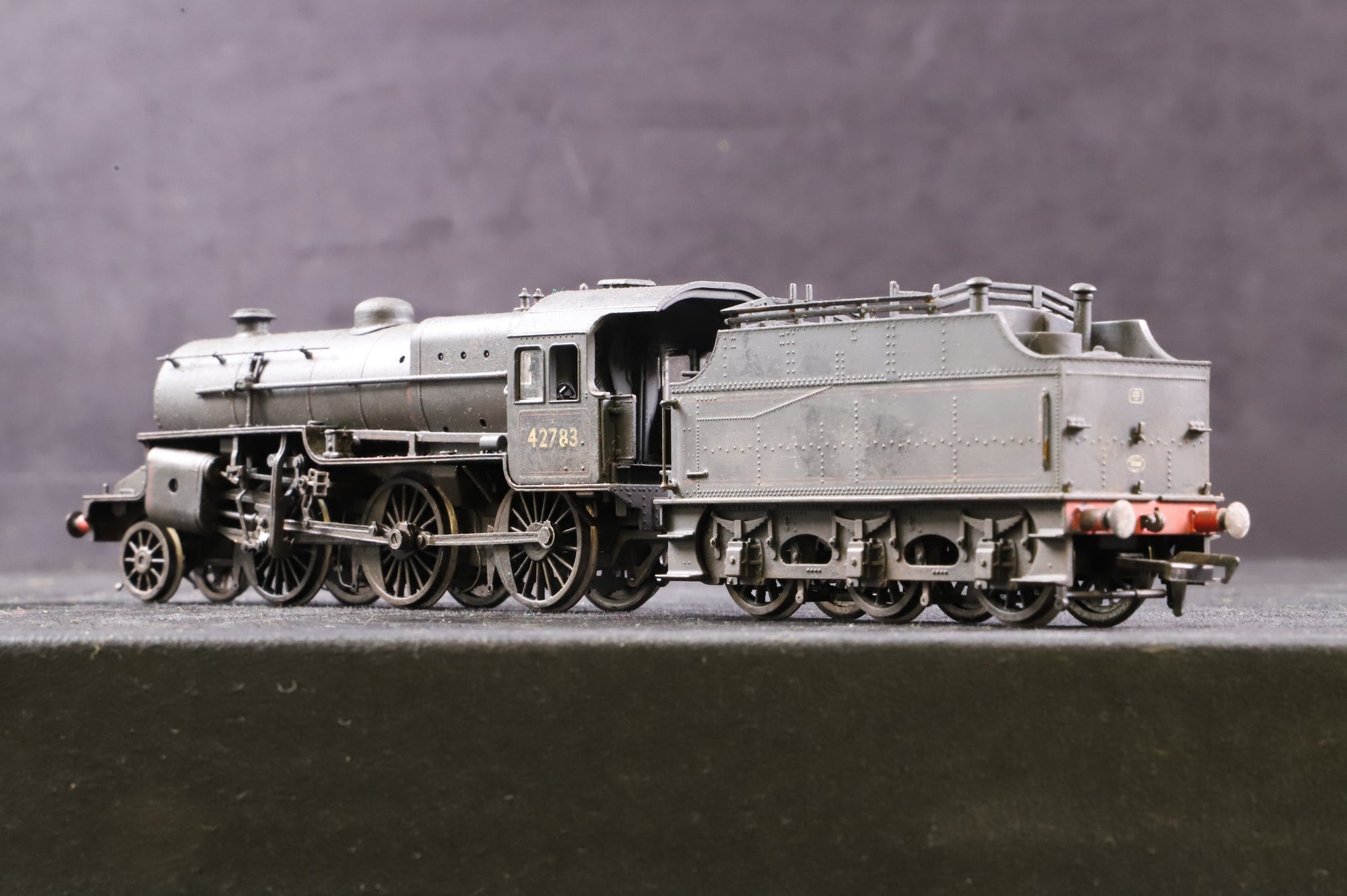 WORKSHOP Bachmann OO Hughes Crab 32783 in BR Black w/ Late Crests - Weathered