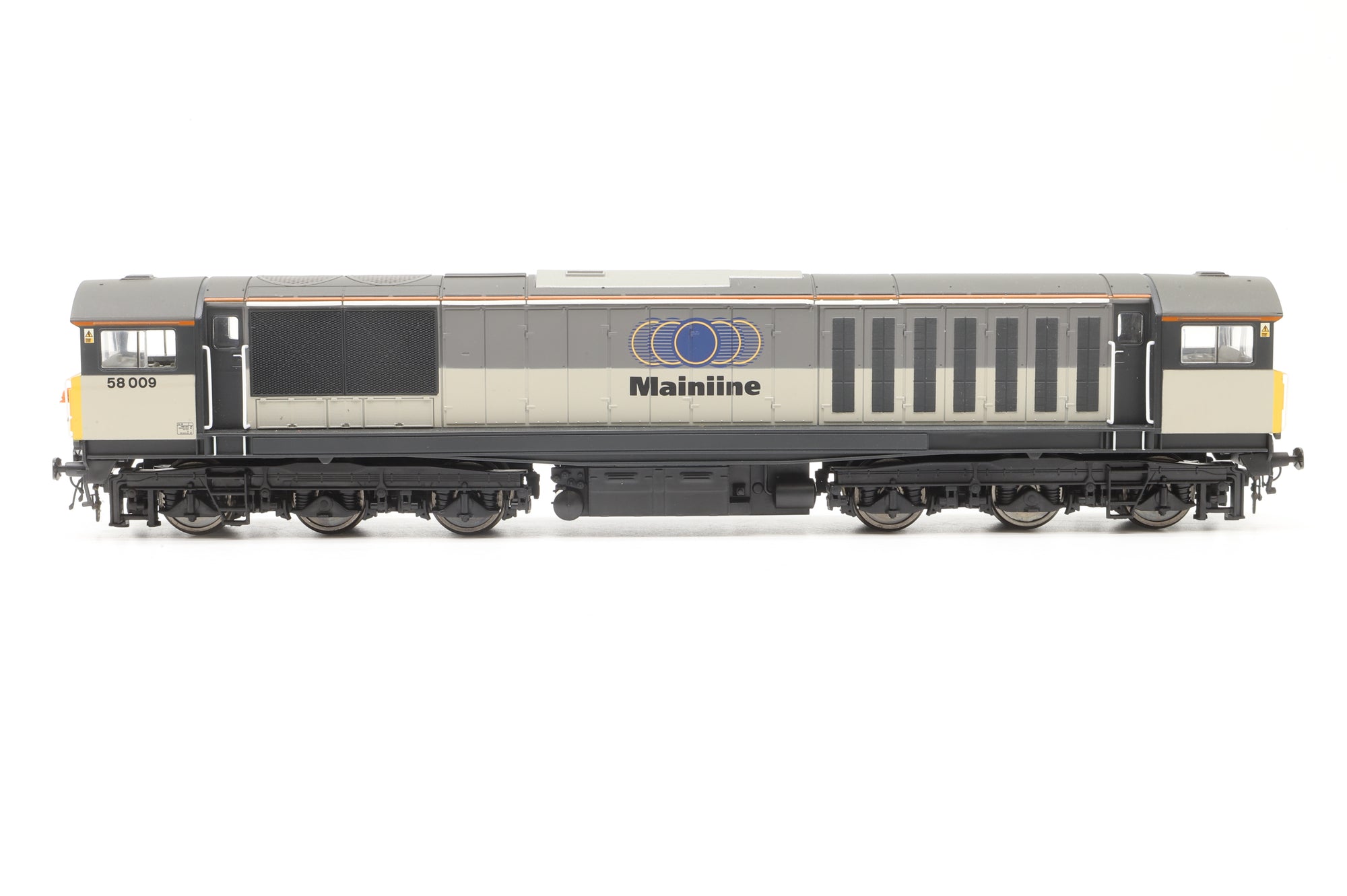 Heljan OO 58061 Class 58 580009 in Rebranded Railfreight/Mainline Livery - Misprinted Livery